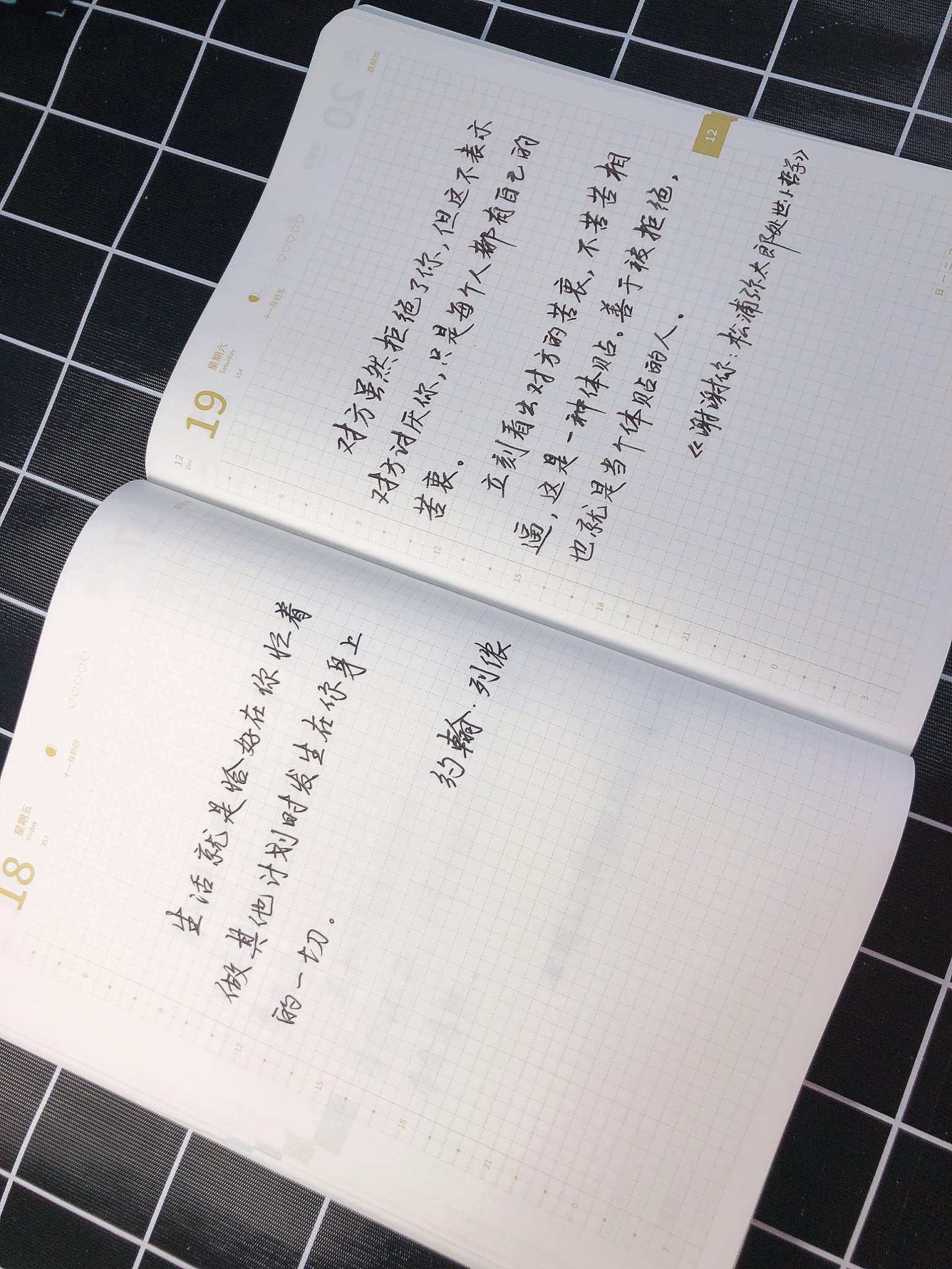 自在手帐2020年12月19日