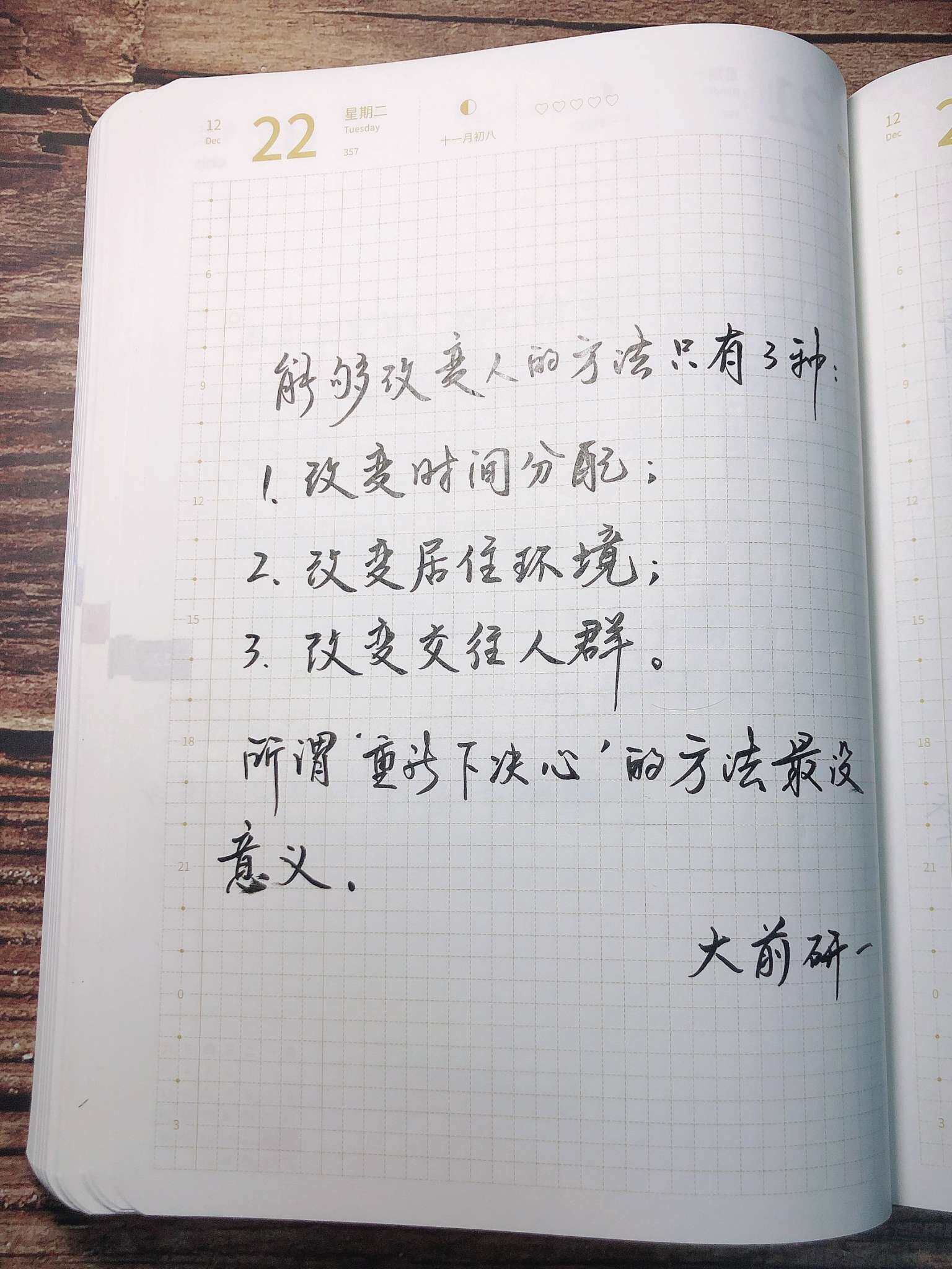 自在手帐2020年12月22日
