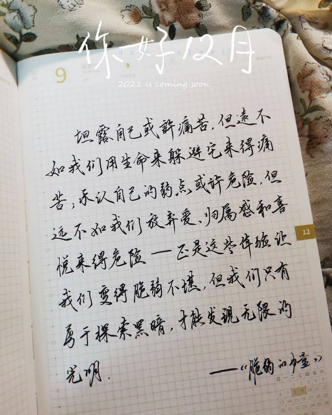 自在手帐2020年12月9日