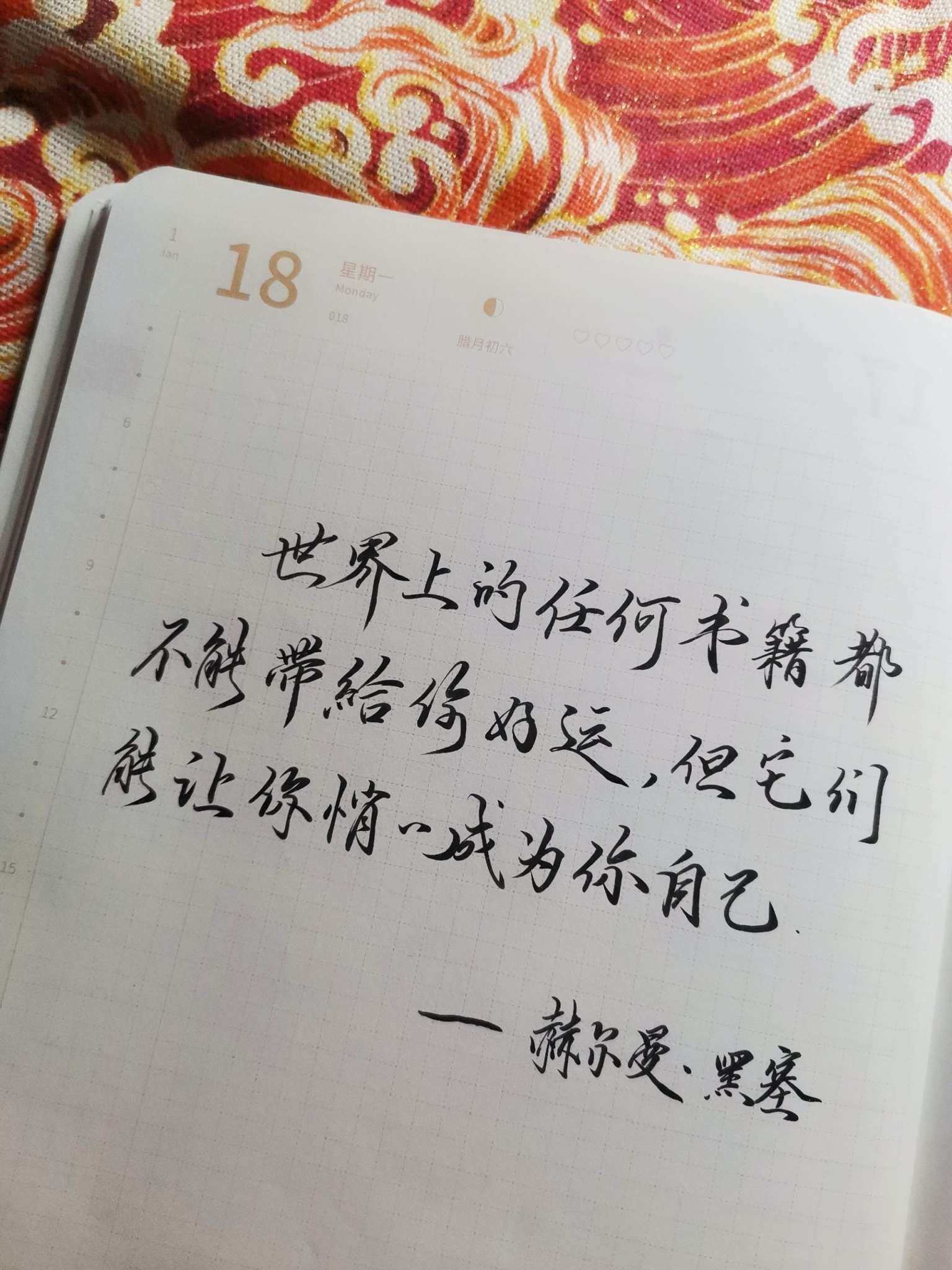 自在手帐2021年1月18日