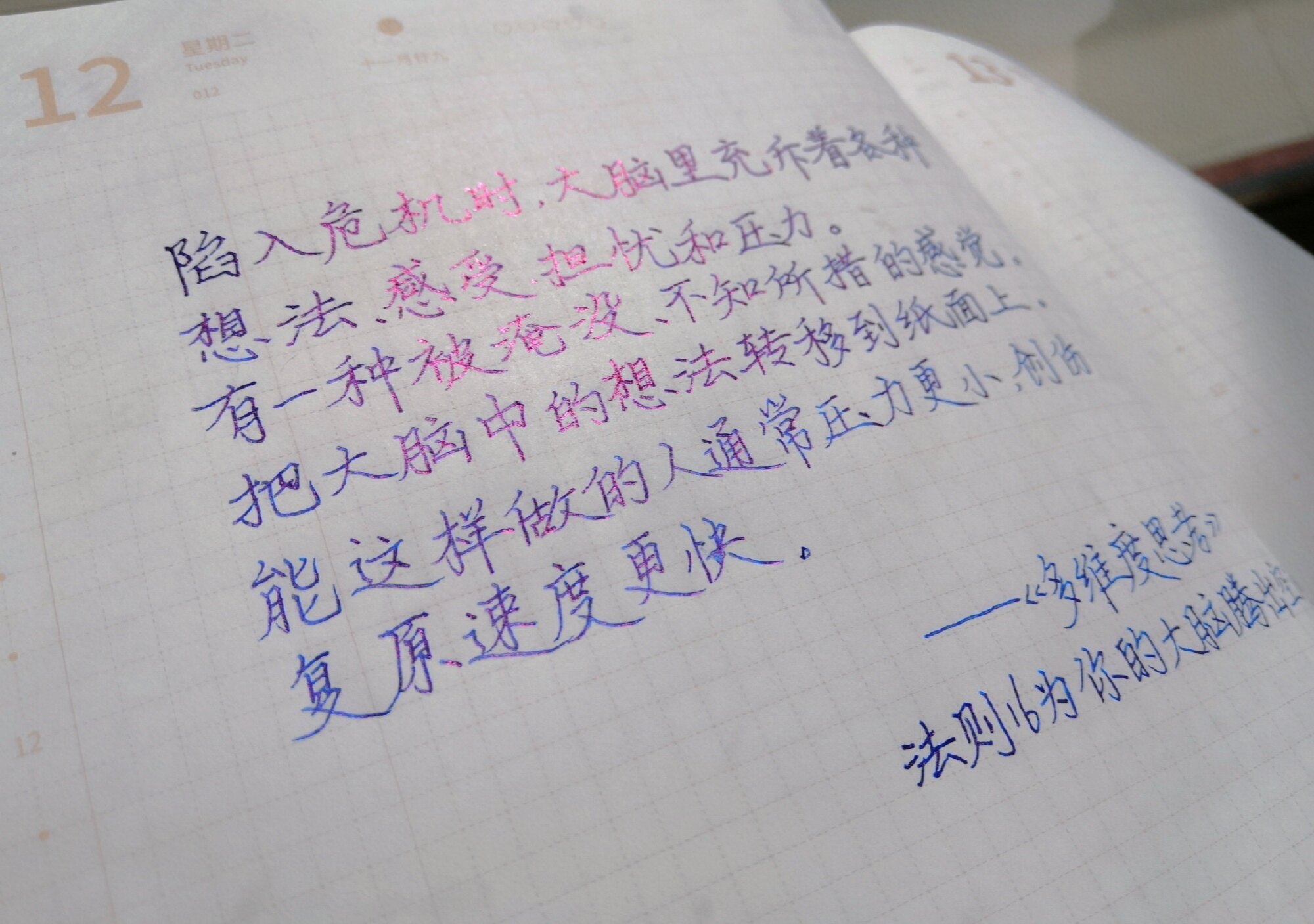 自在手帐2021年1月2日