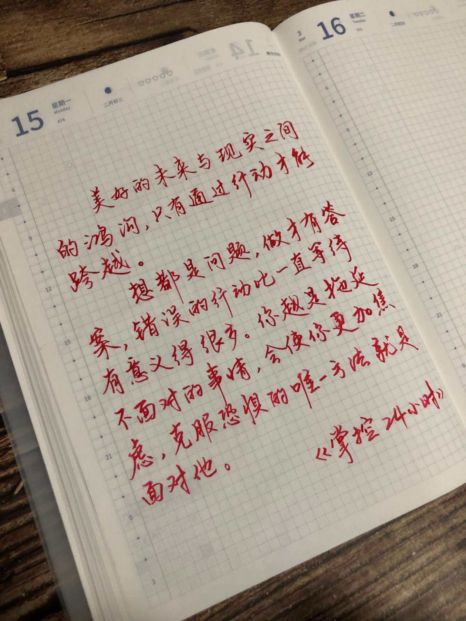 自在手帐2021年3月15日
