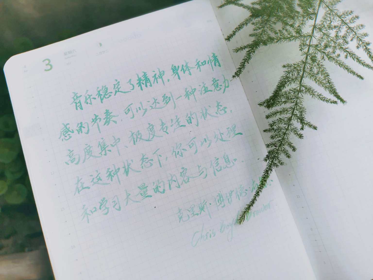 自在手帐2021年4月3日