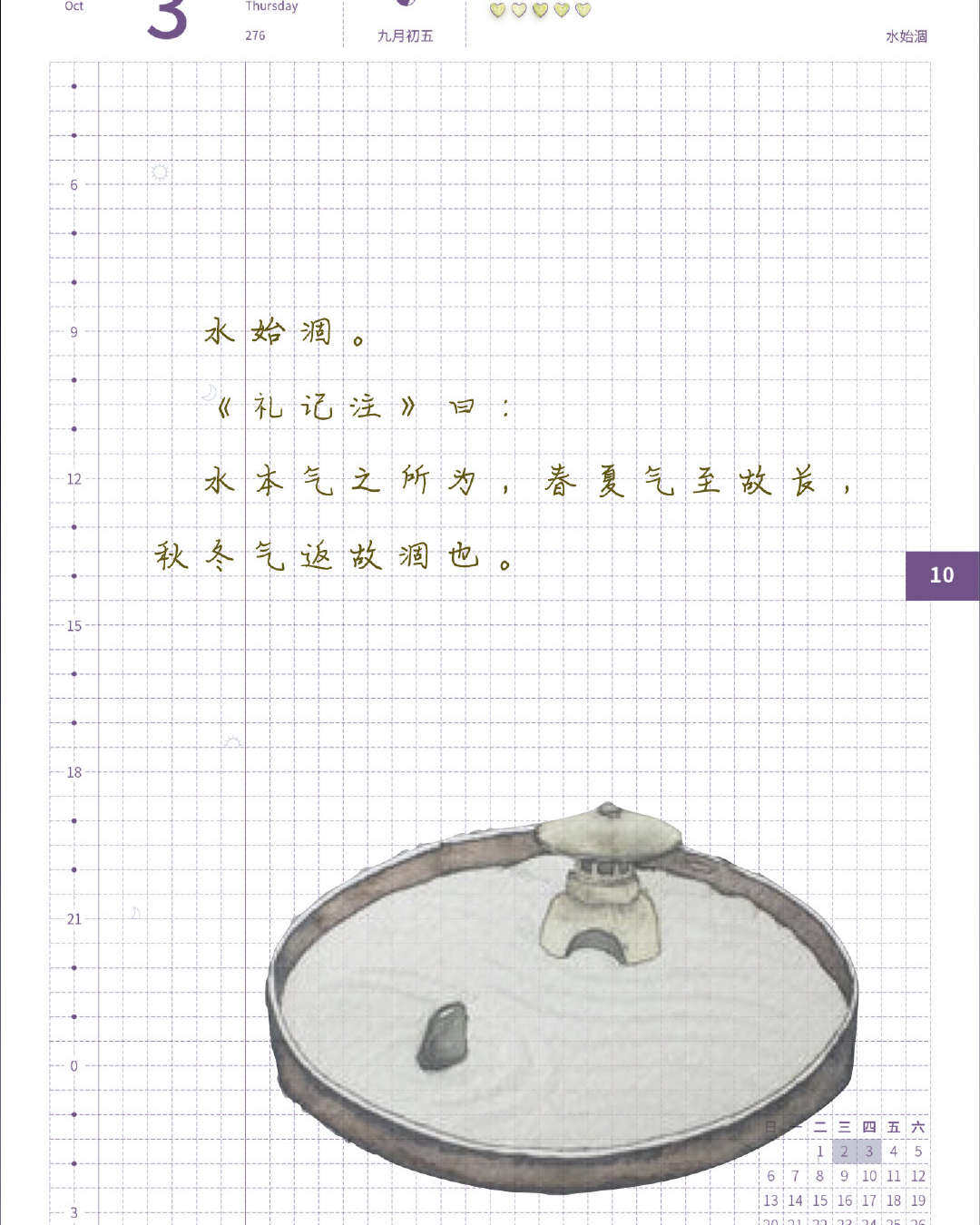 七十二物候之水始涸