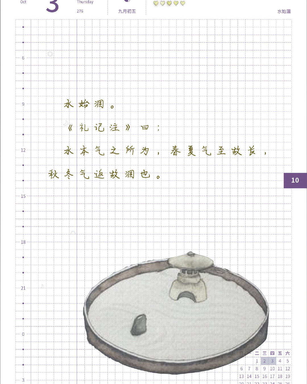 七十二物候之水始涸