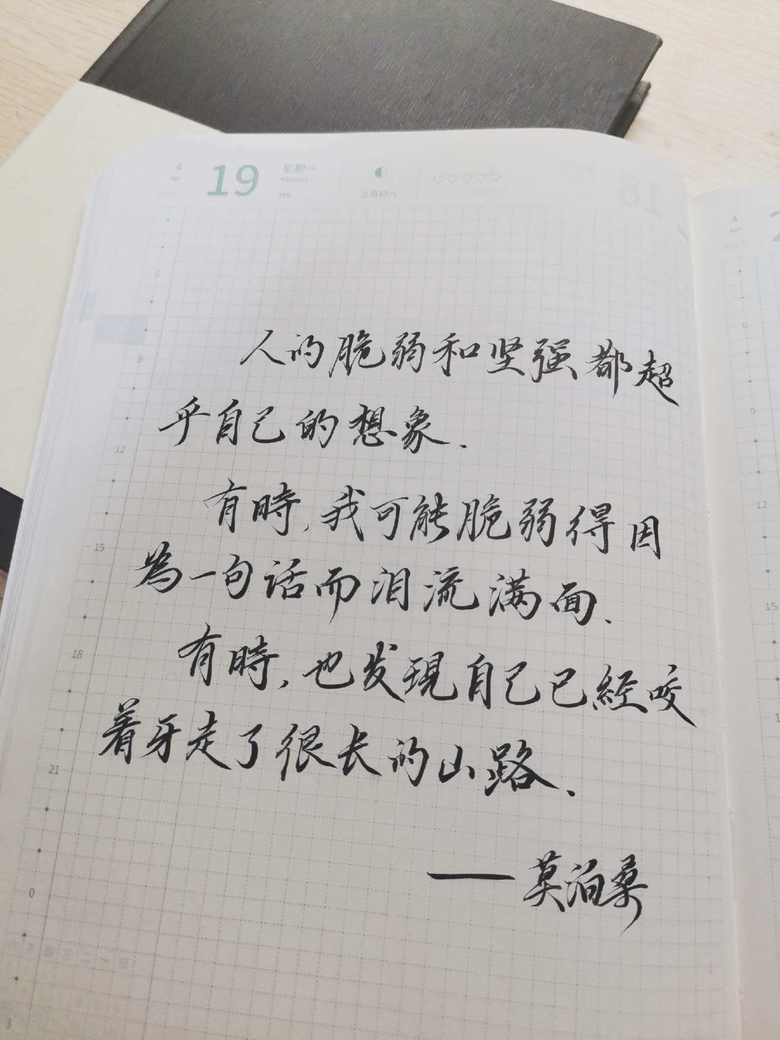 自在手帐2021年4月19日