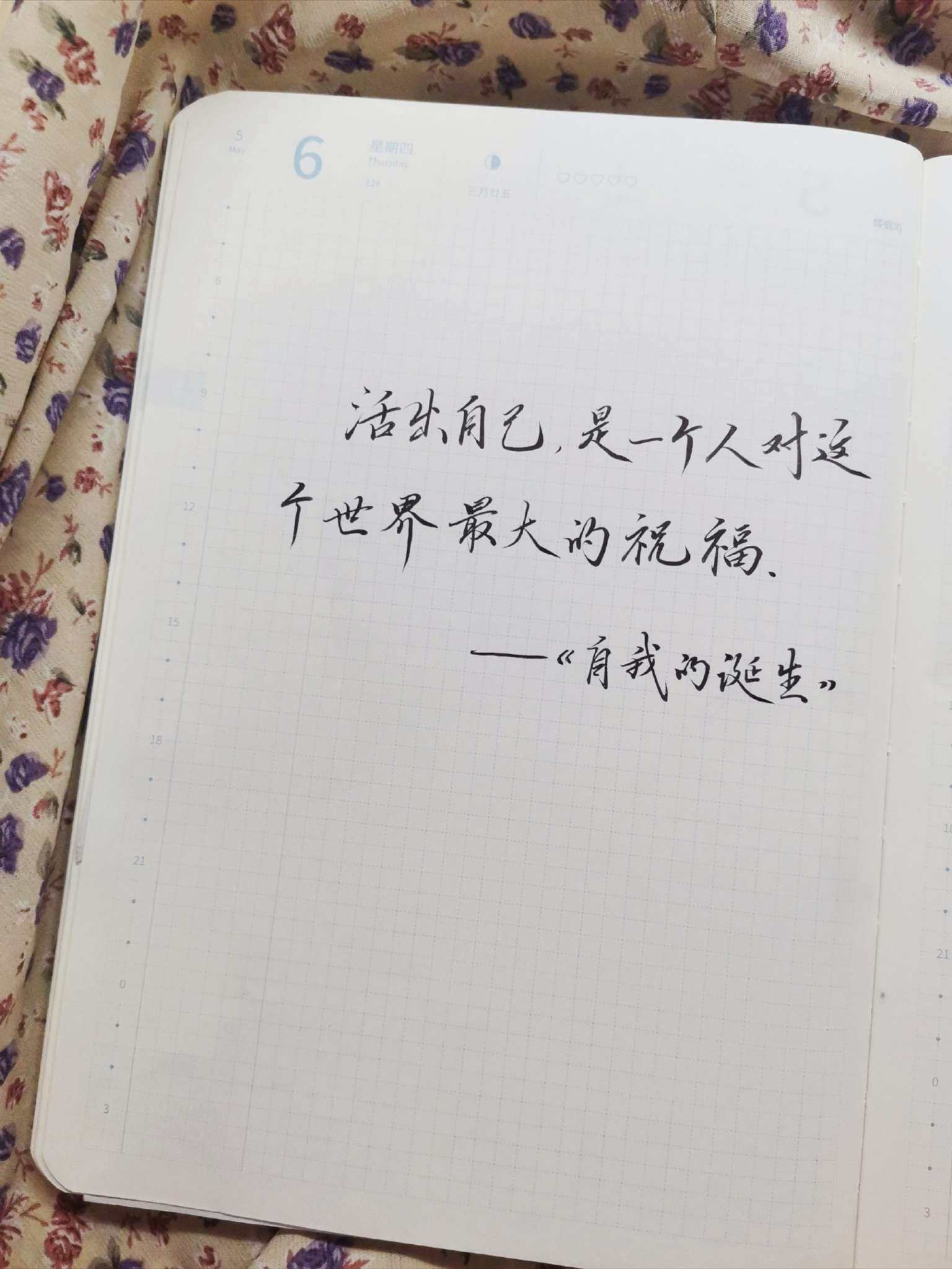 自在手帐2021年5月6日