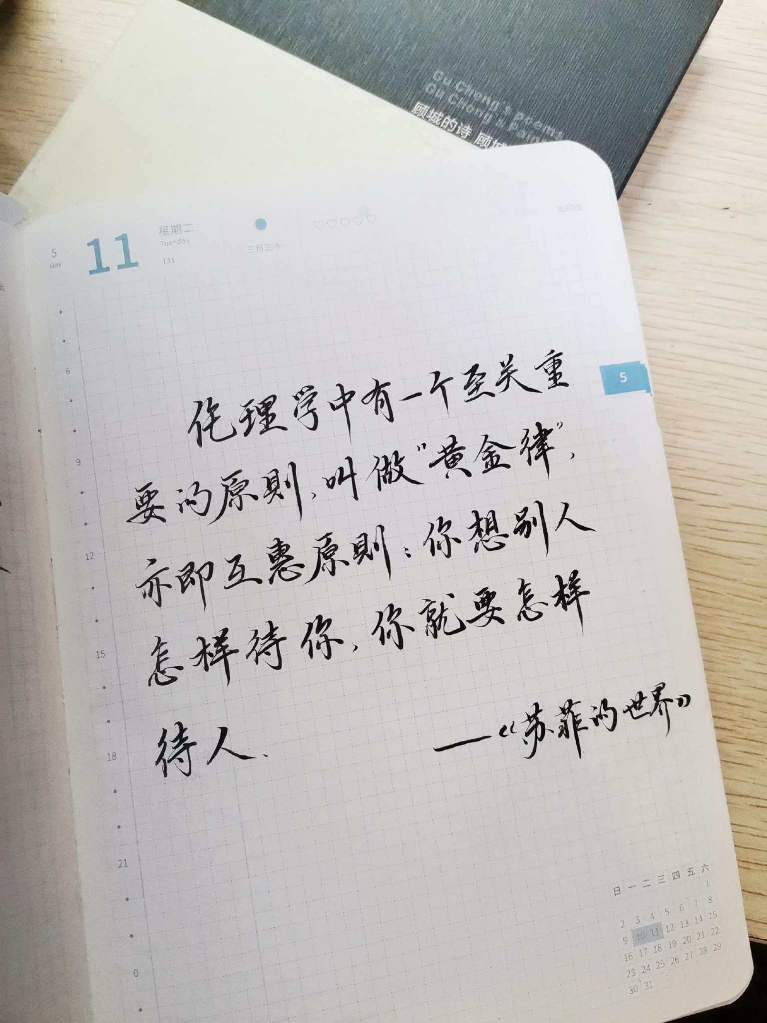 自在手帐2021年5月11日