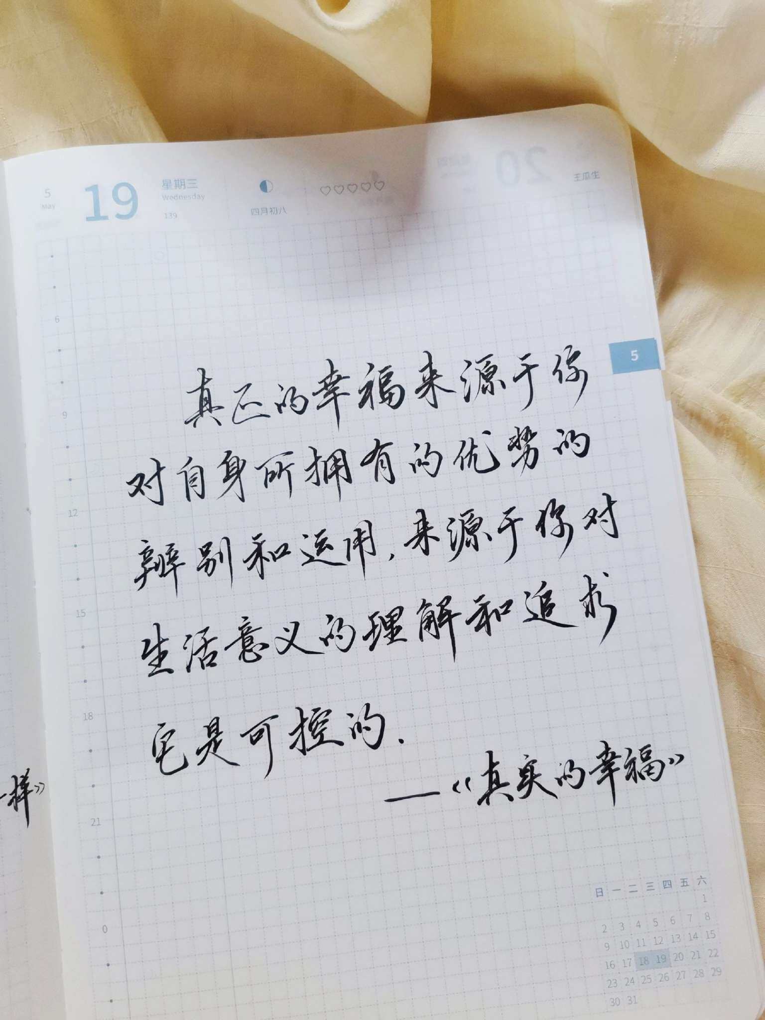 自在手帐2021年5月19日
