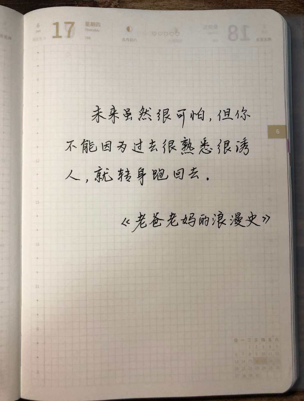自在手帐2021年6月17日