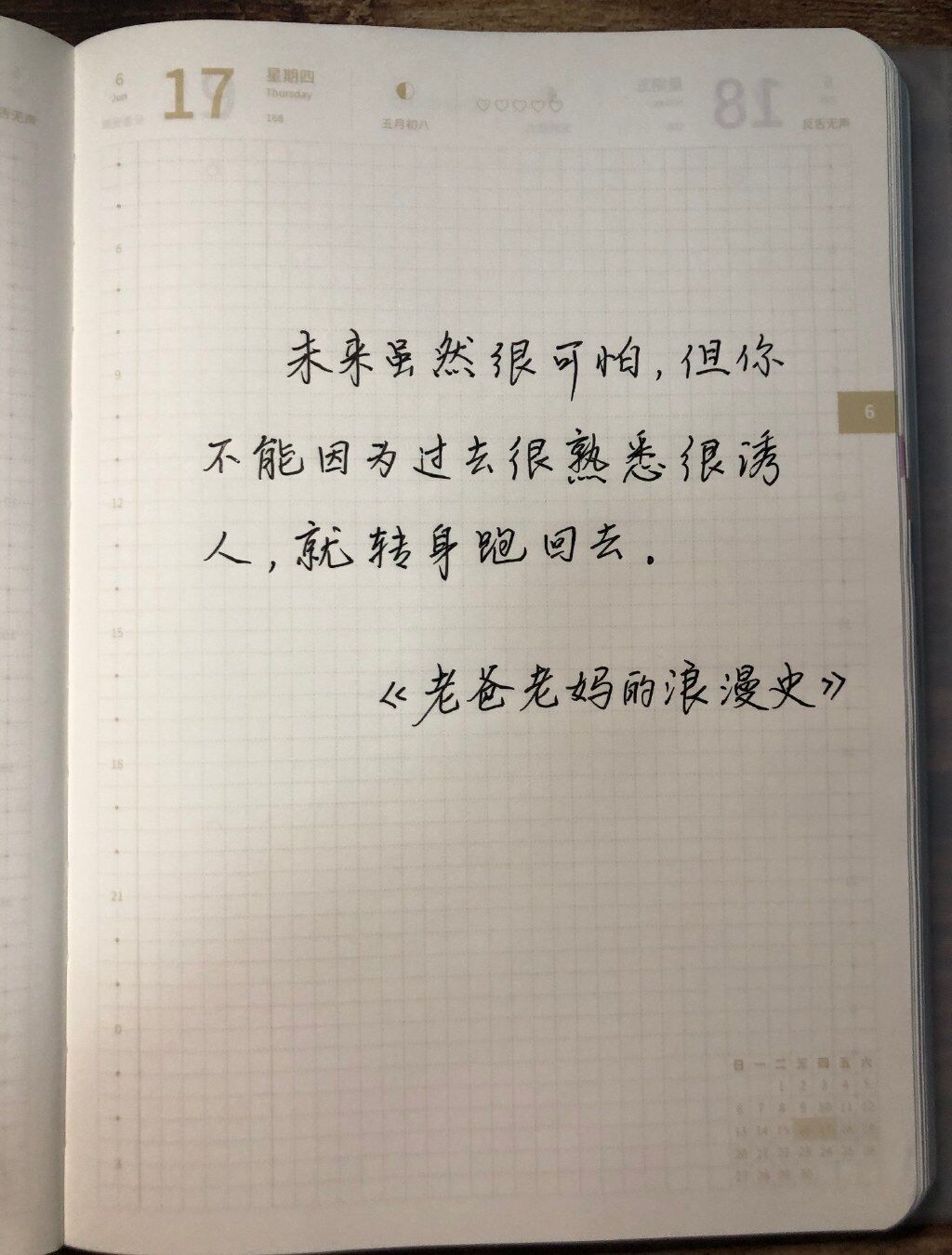 自在手帐2021年6月17日