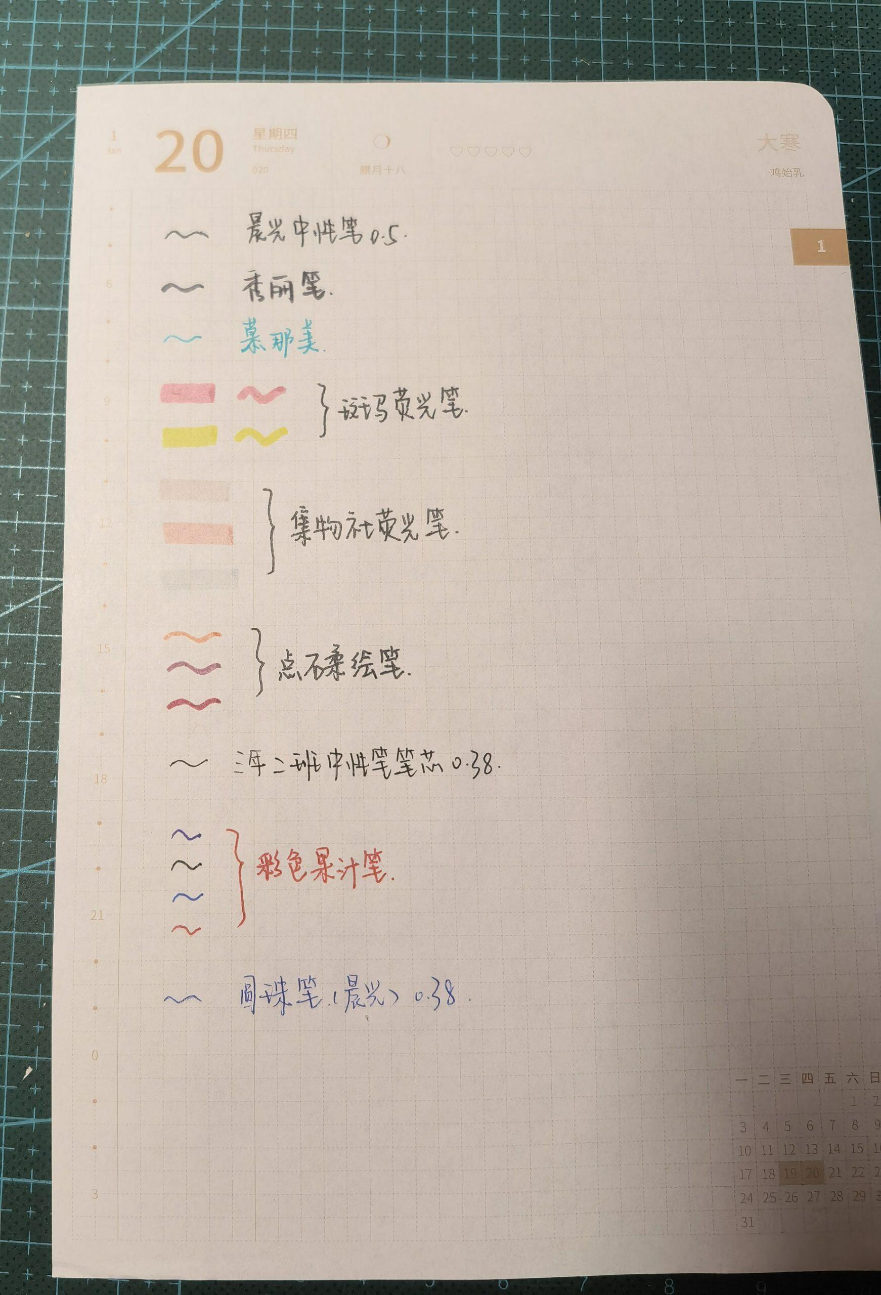 新机巴川纸书写效果反馈