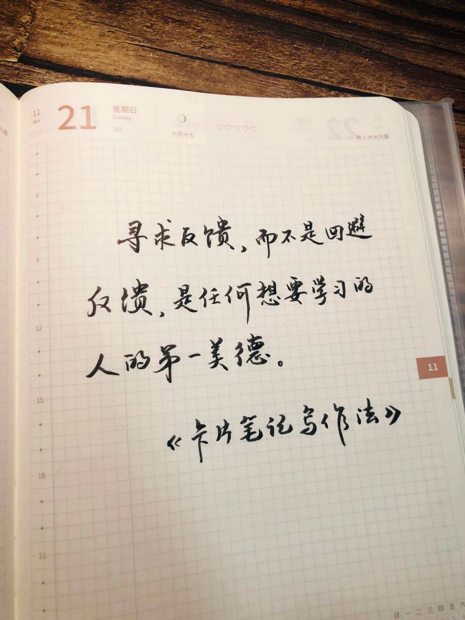 自在手帐2021年11月21日