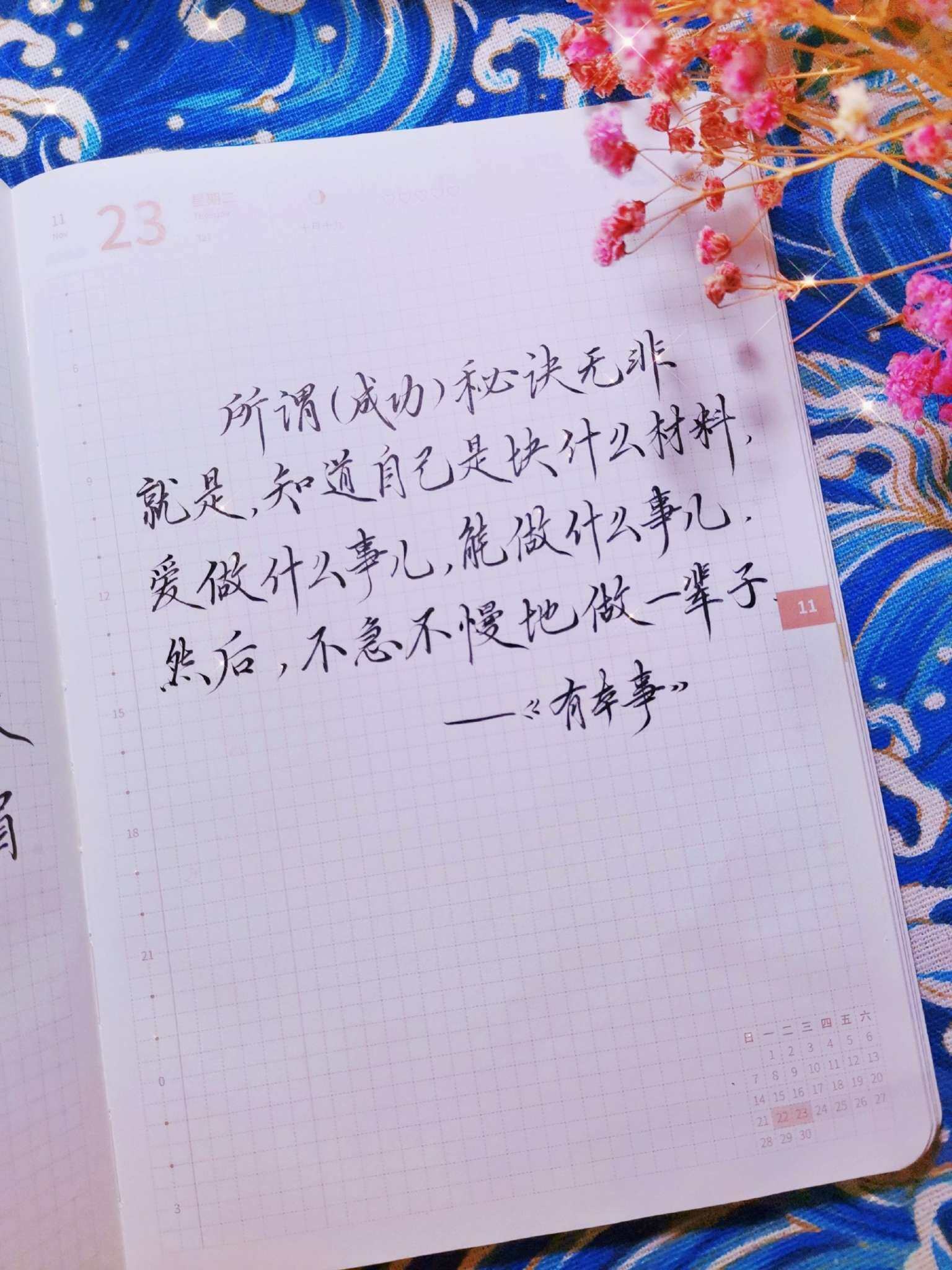 自在手帐2021年11月22日