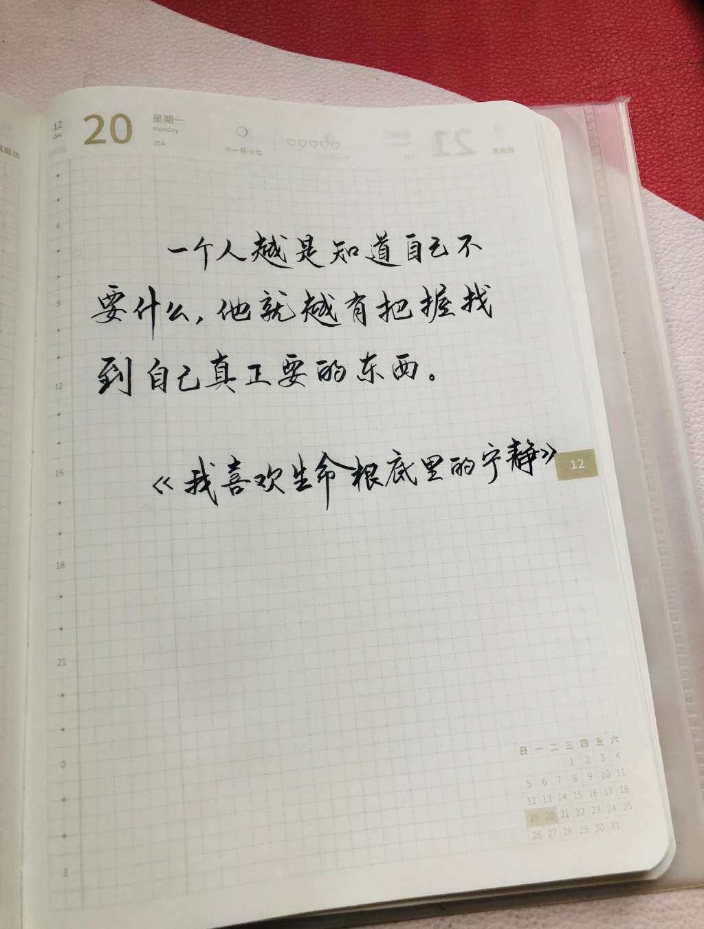 自在手帐2021年12月20日