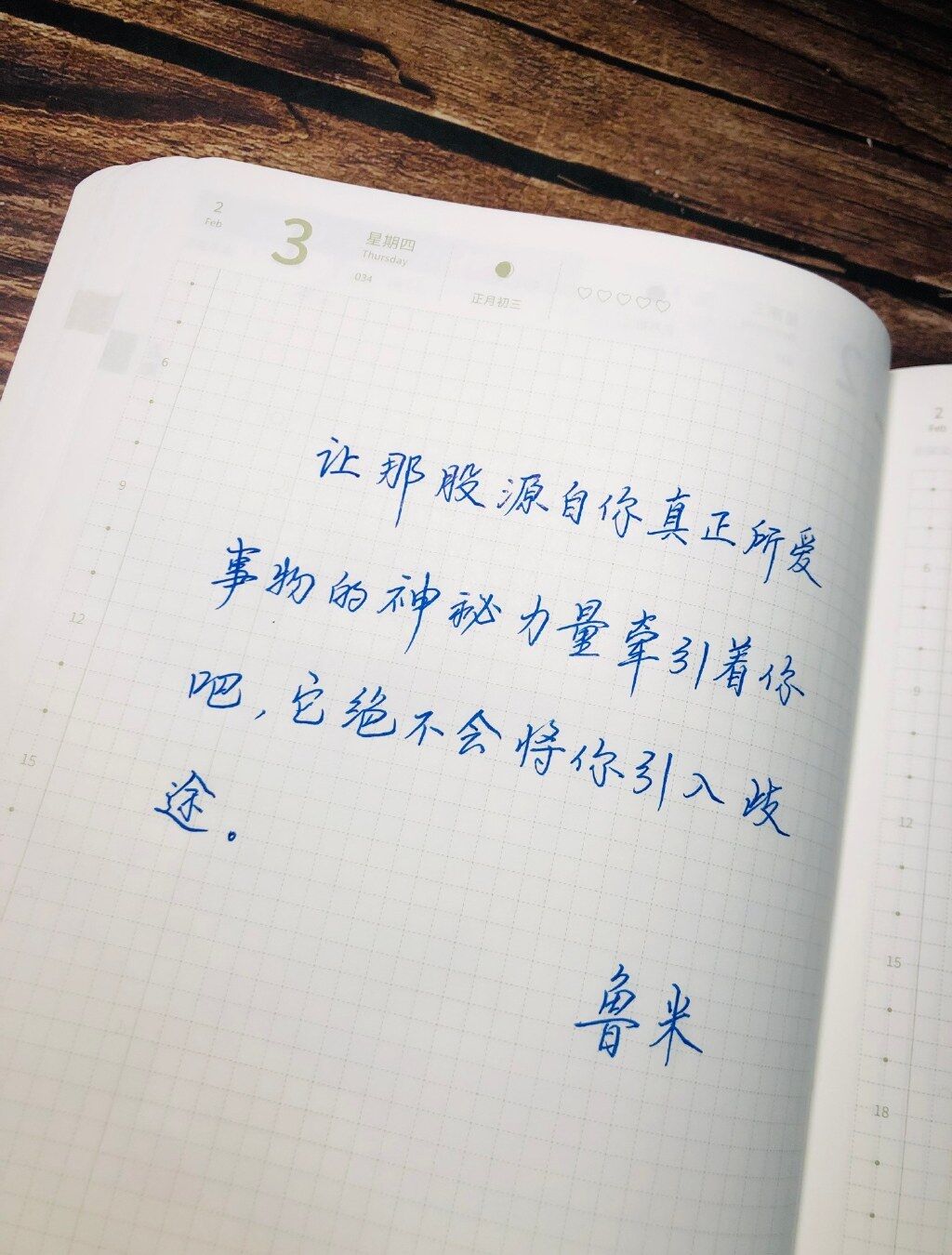 坚持你真正所爱的事物