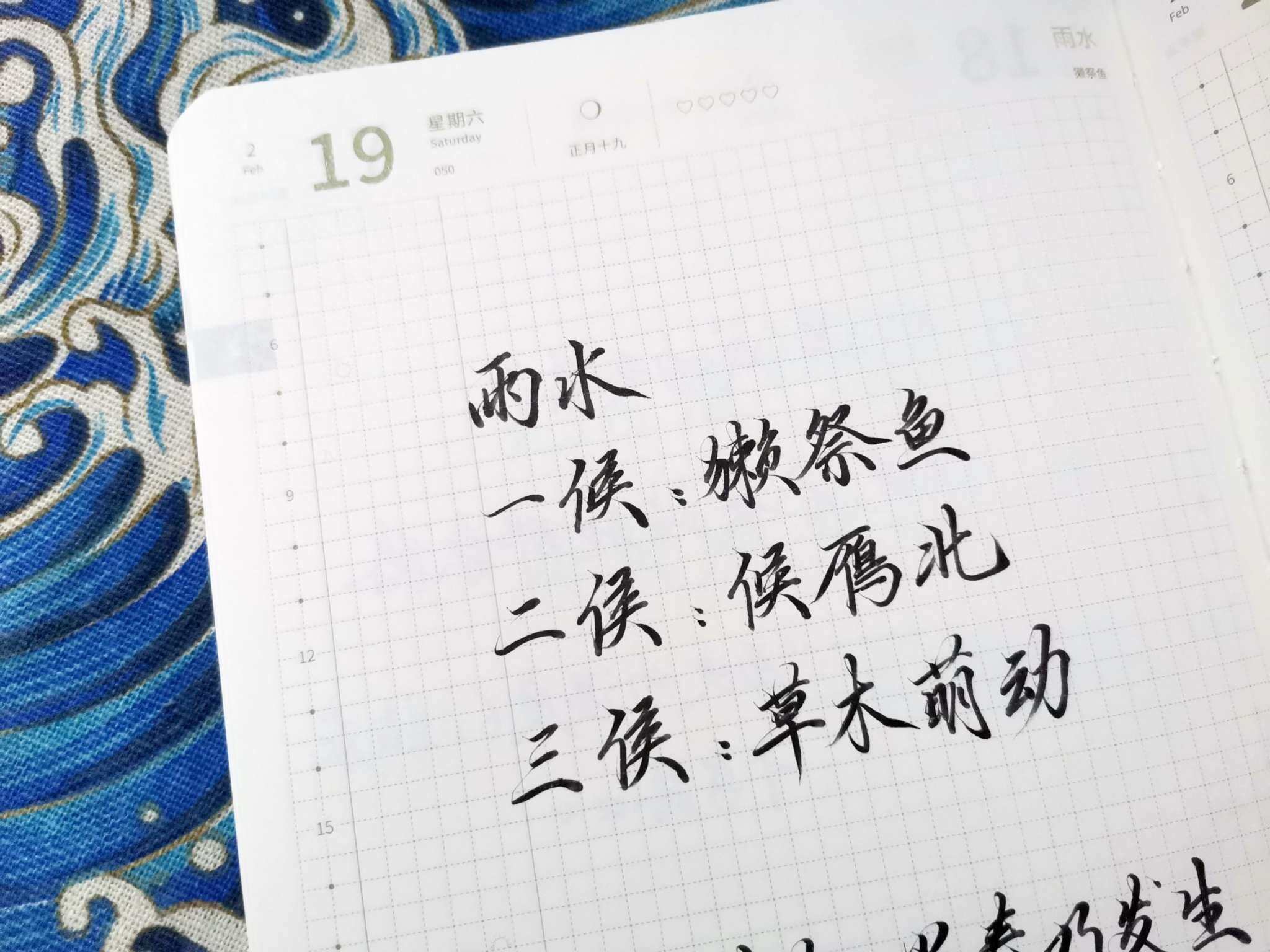 自在手帐2022年2月19日