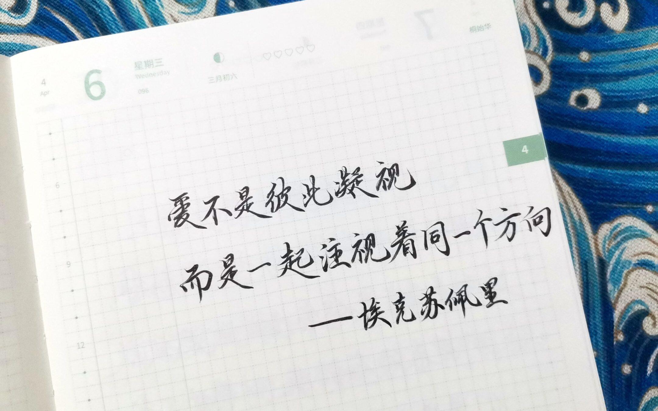 爱不是彼此凝视