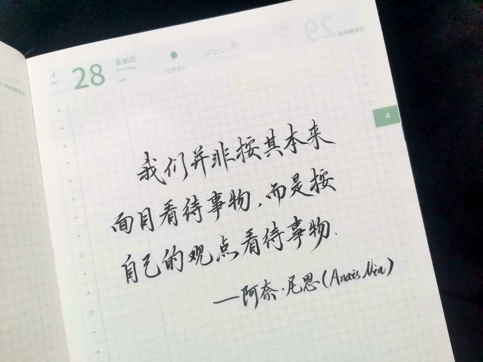 自在手帐2022年4月28日