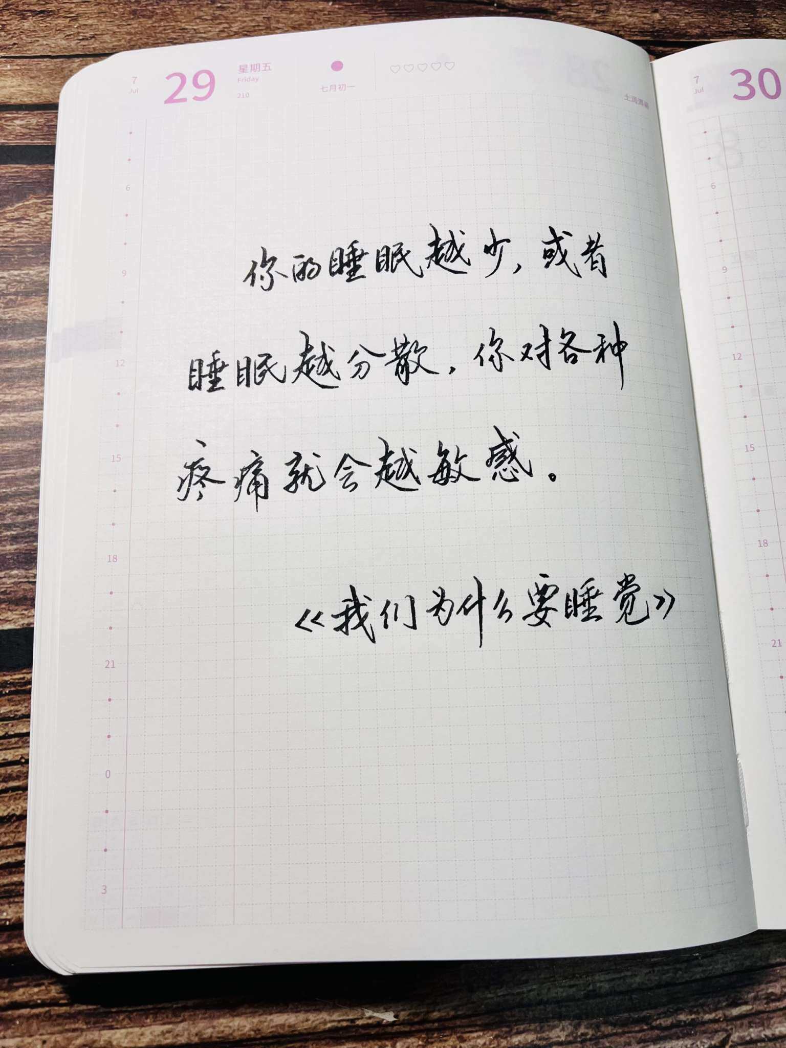 自在手帐2022年7月29日