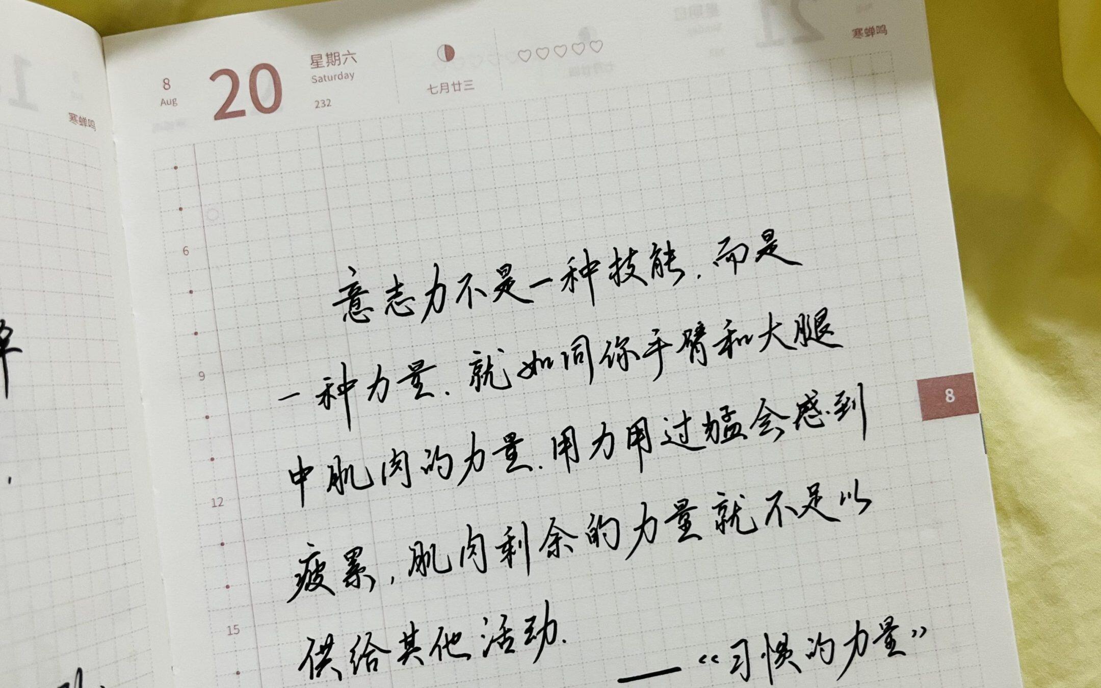 意志力是一种力量