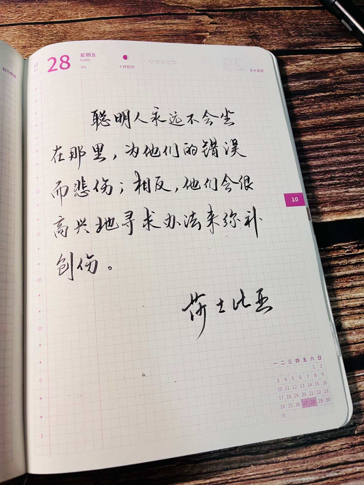 自在手帐2022年10月28日