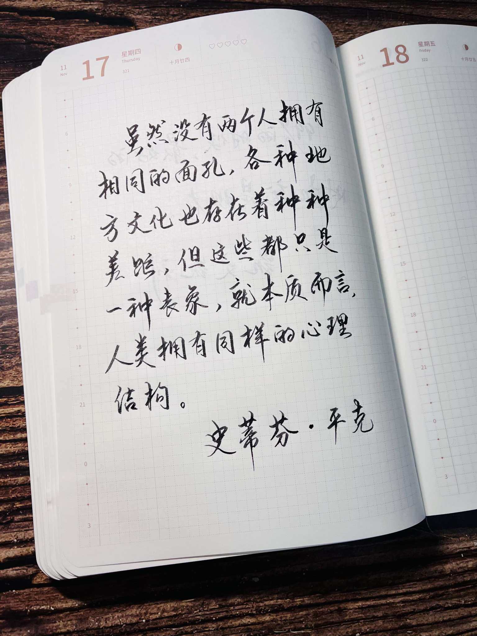 自在手帐2022年11月17日