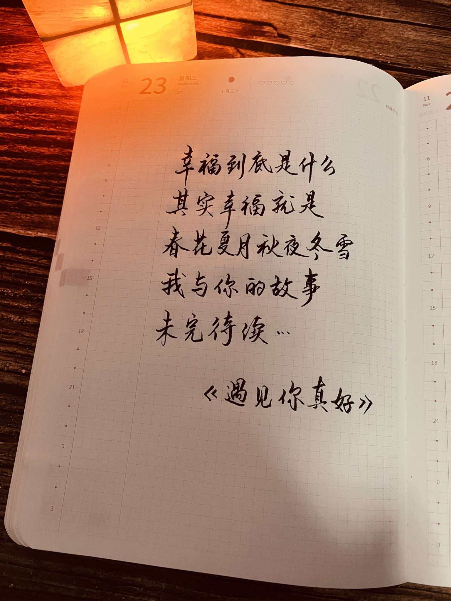 自在手帐2022年11月23日