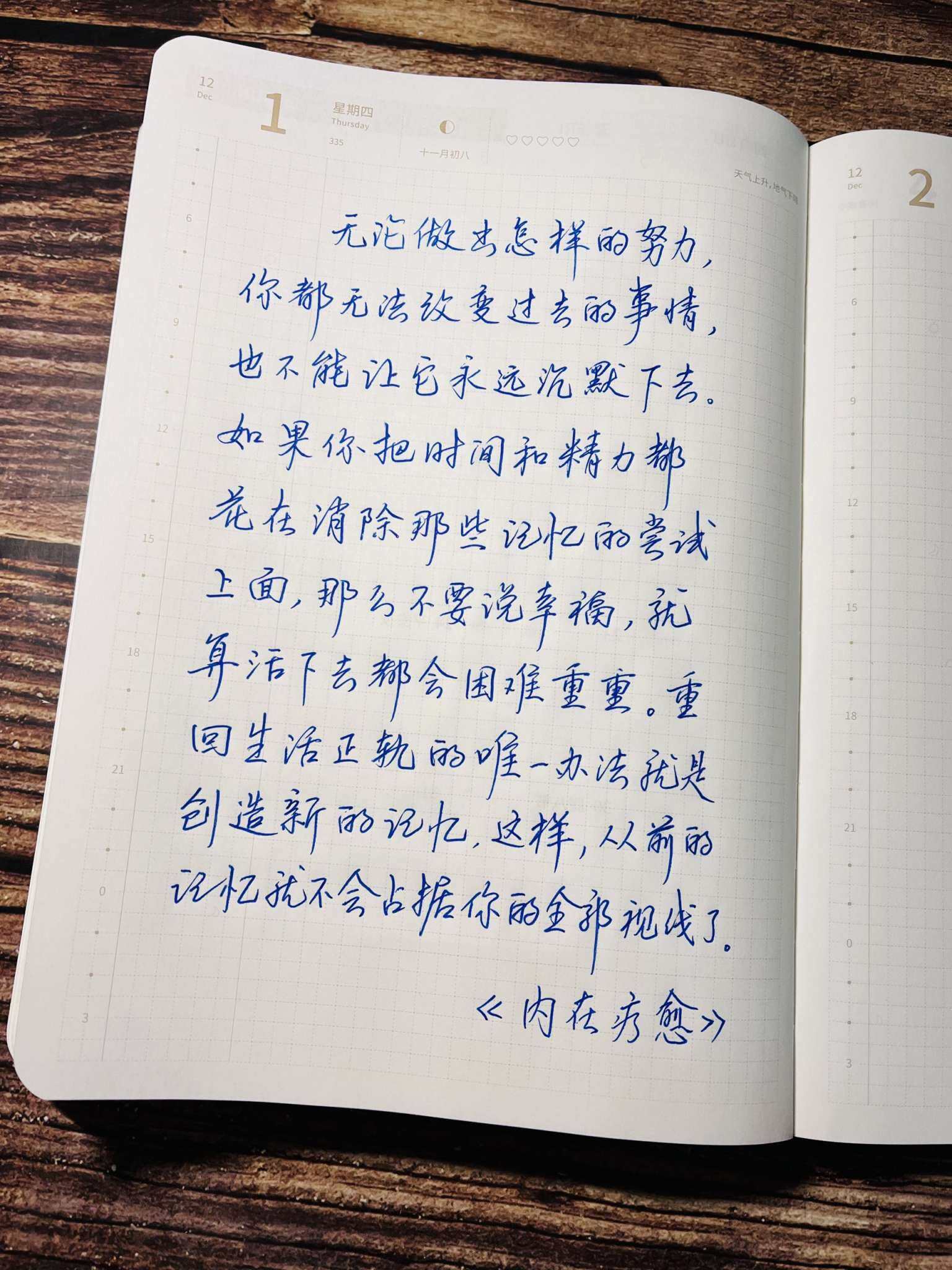 自在手帐2022年12月1日