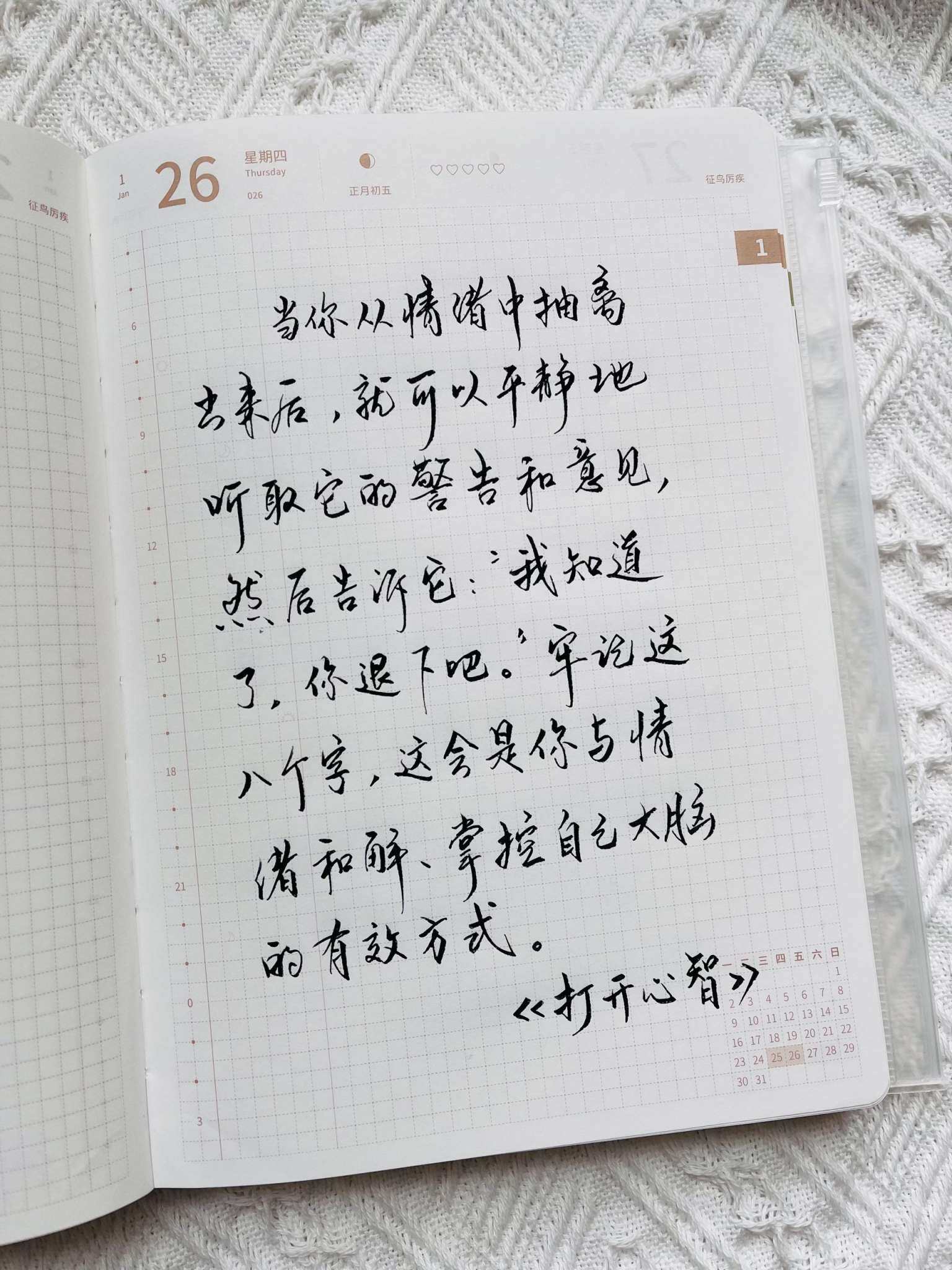 自在手帐2023年1月26日