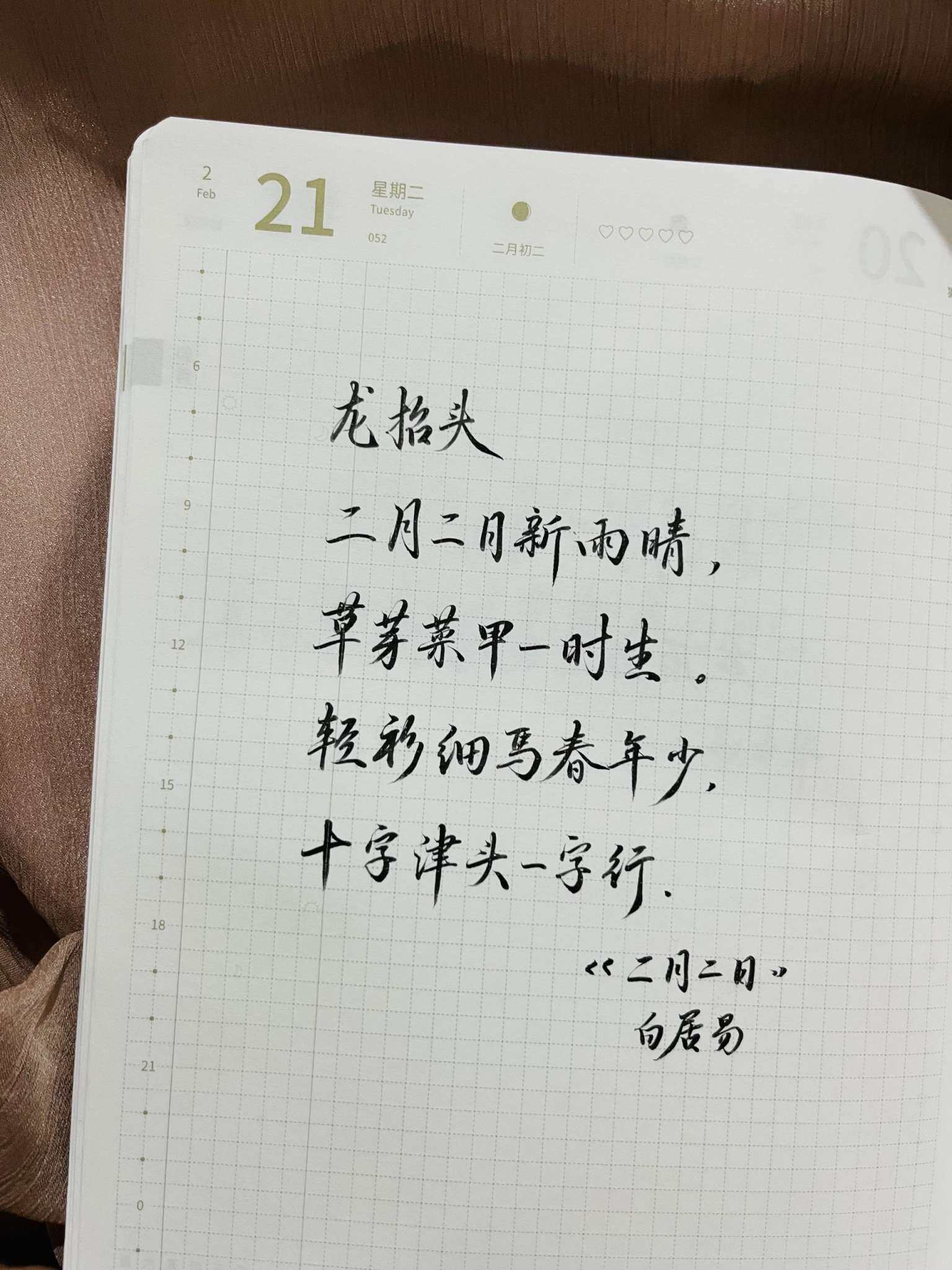自在手帐2023年2月21日