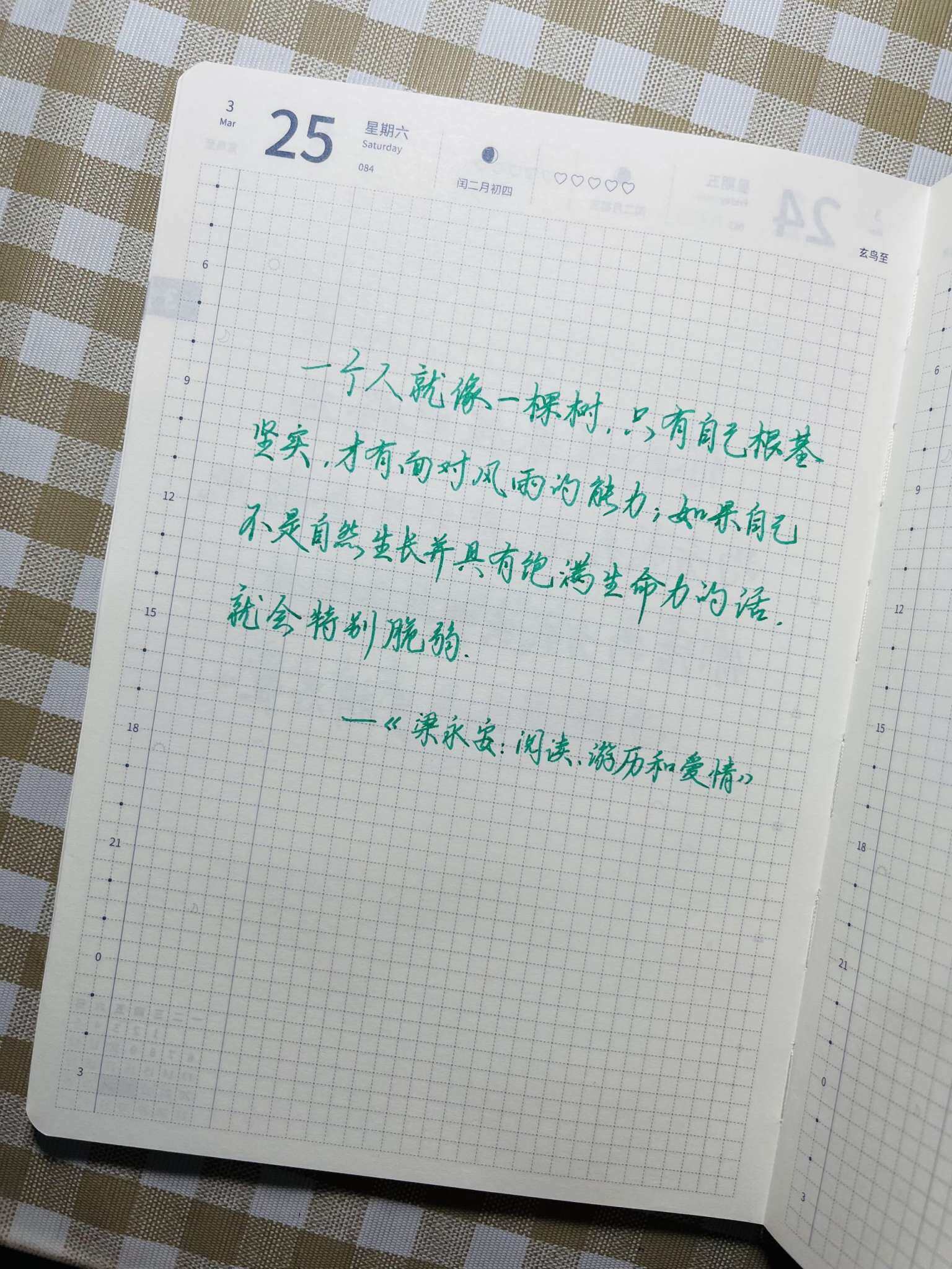 自在手帐2023年3月25日