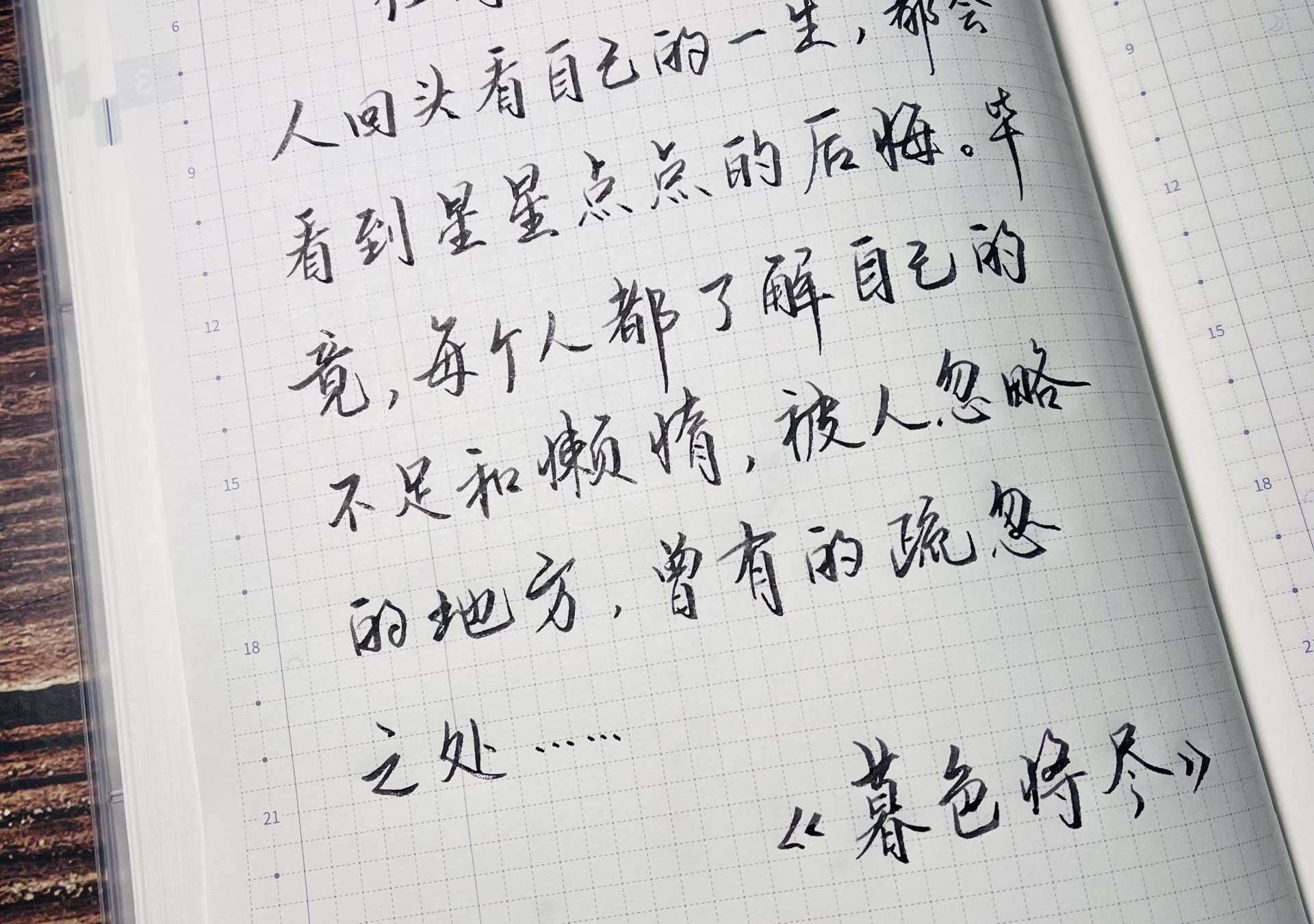 暮色将尽