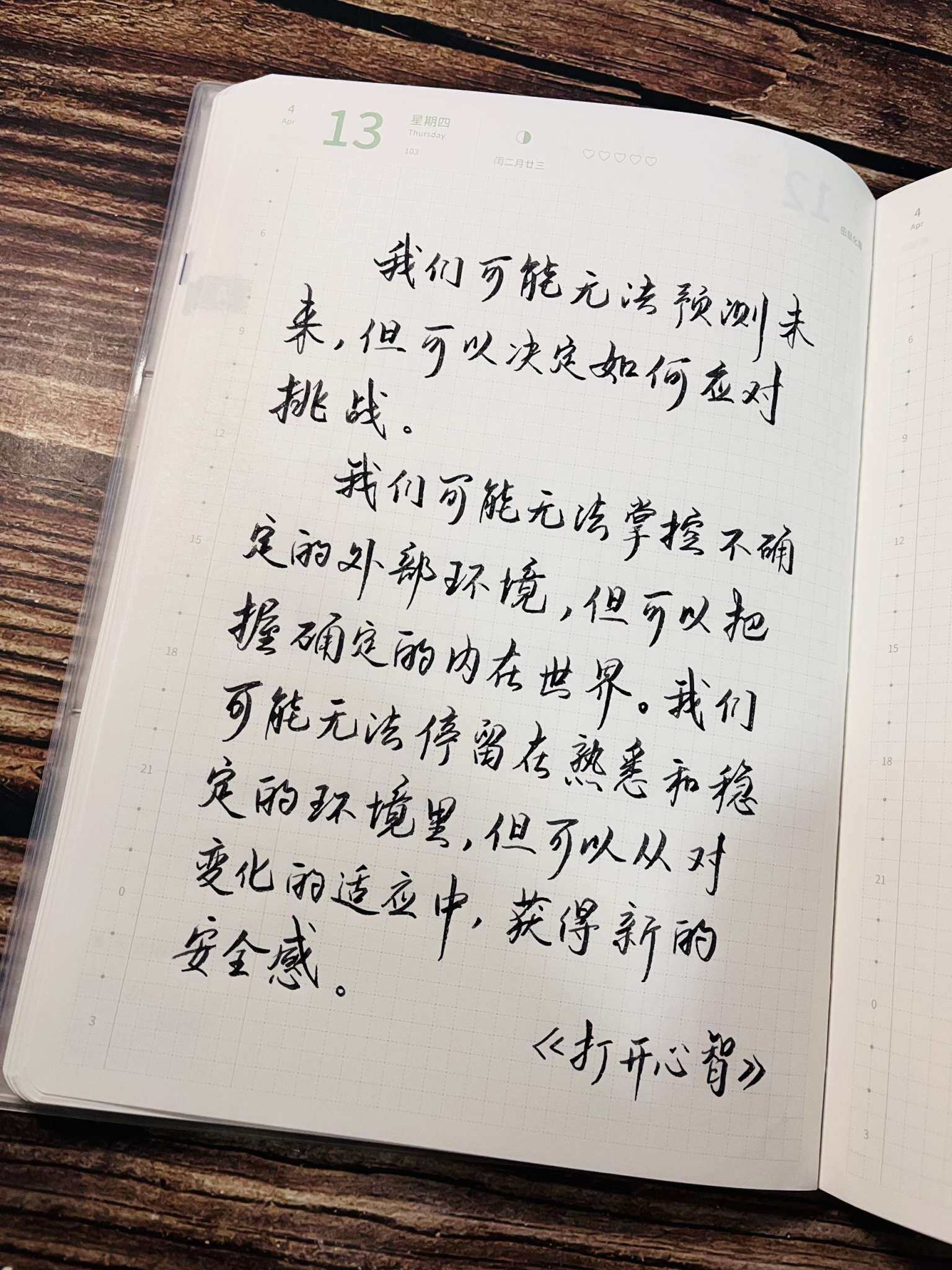 自在手帐2023年4月13日
