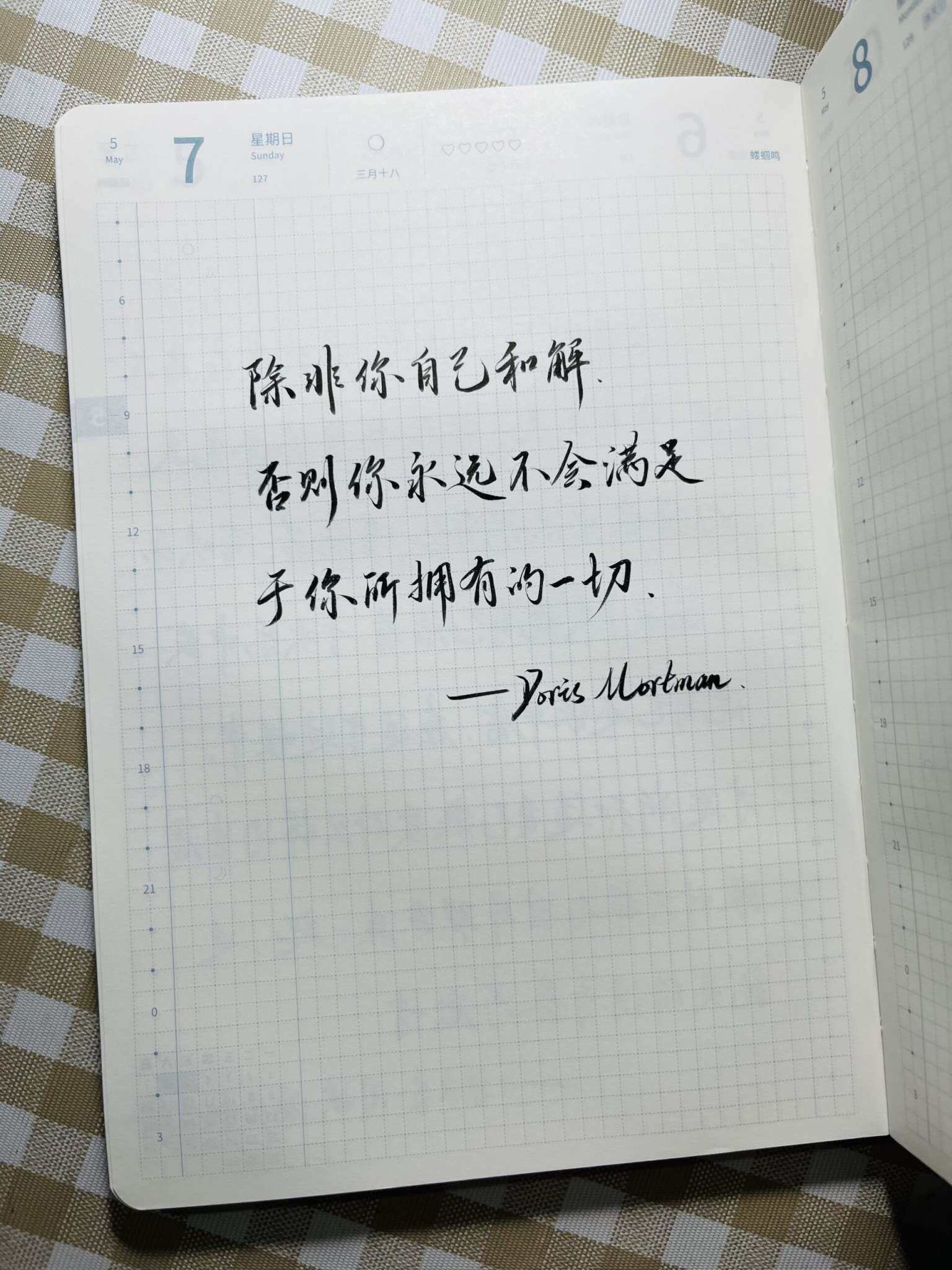 自在手帐2023年5月7日
