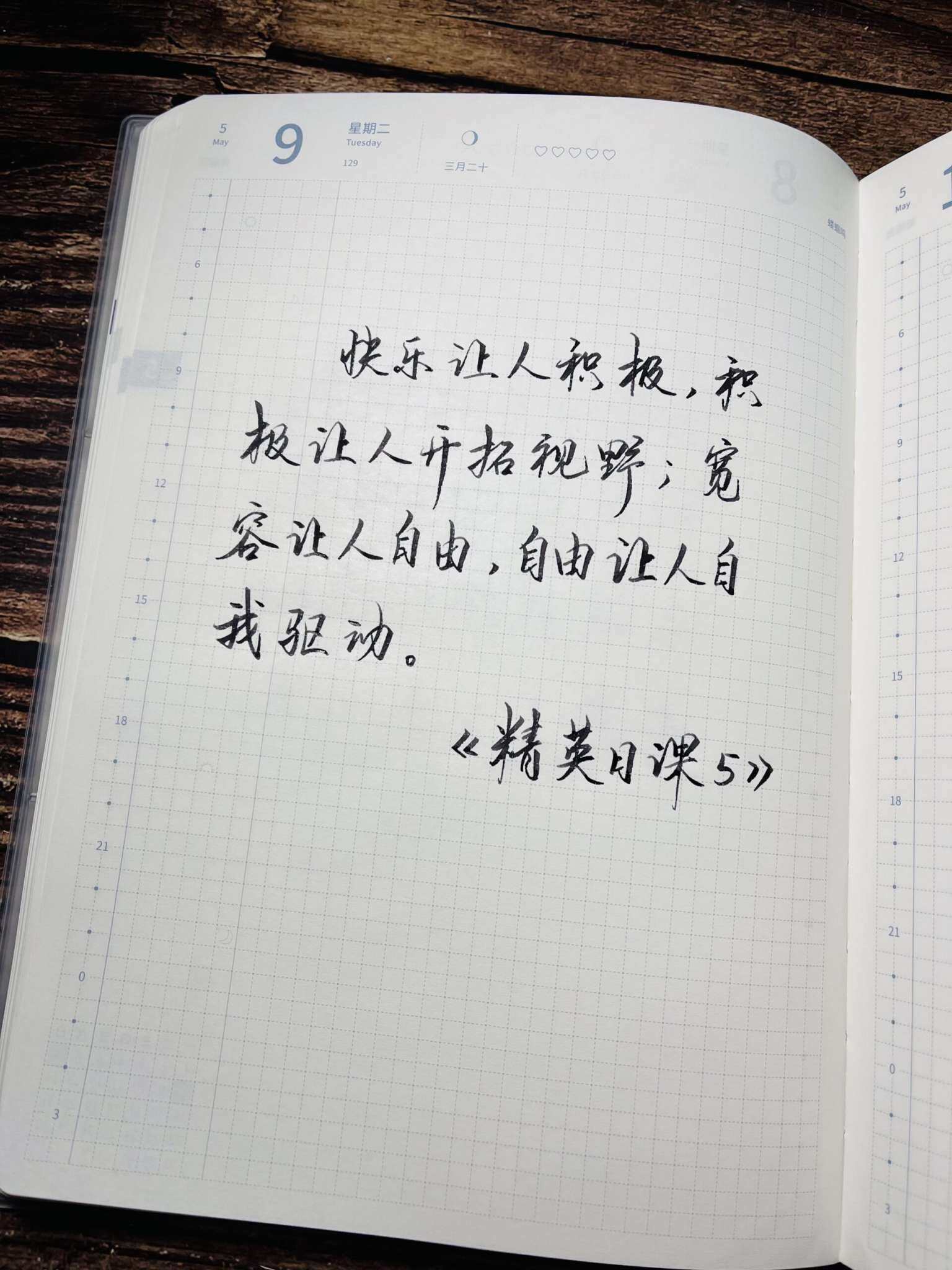 自在手帐2023年5月9日