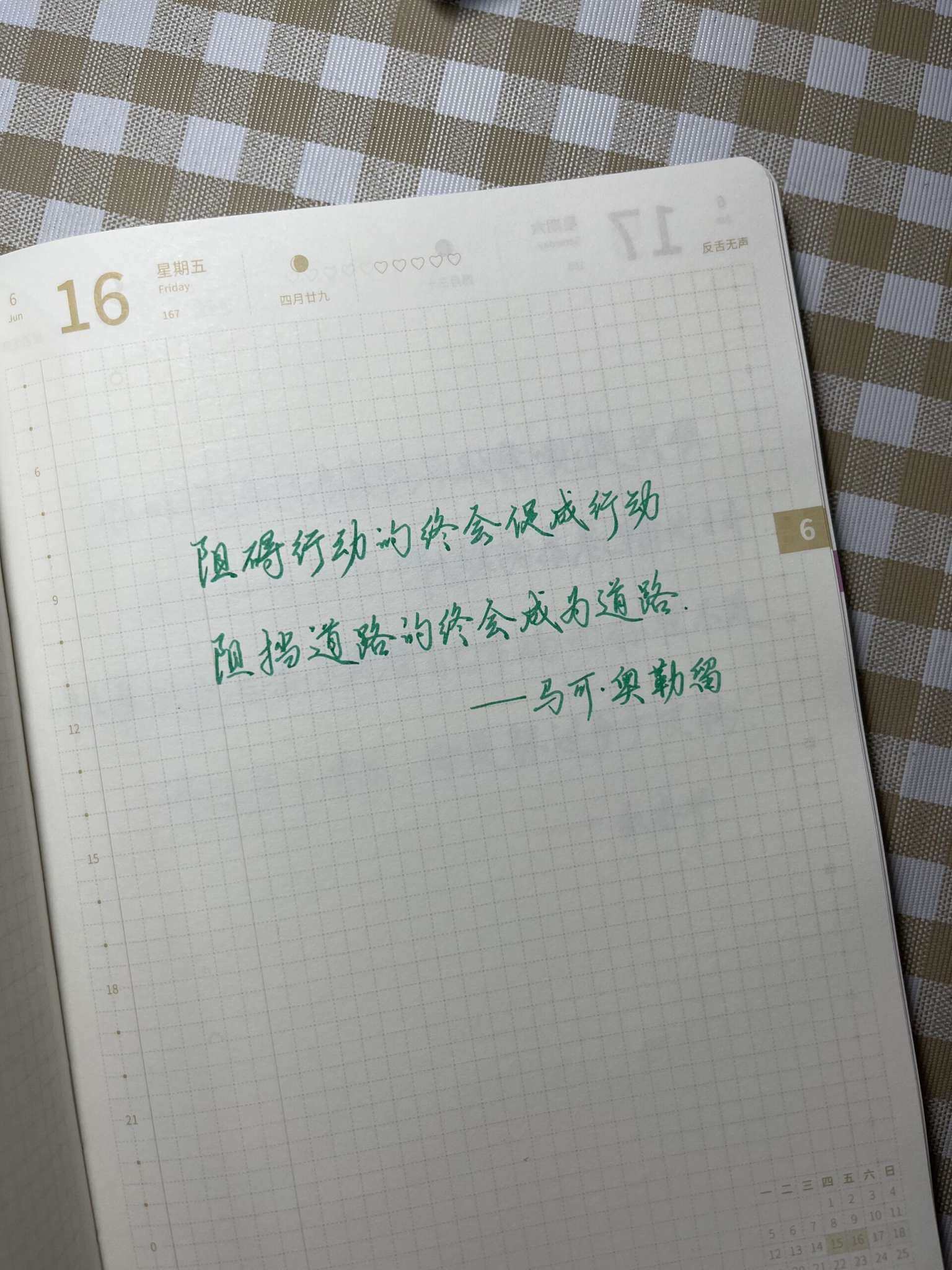 自在手帐2023年6月16日