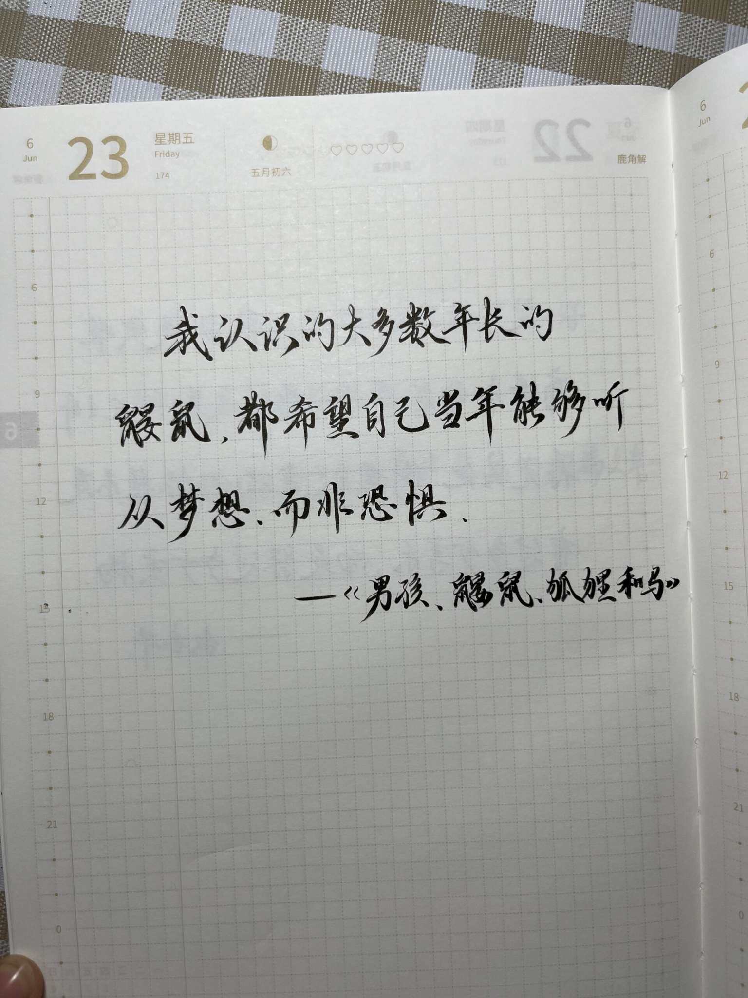 自在手帐2023年6月23日
