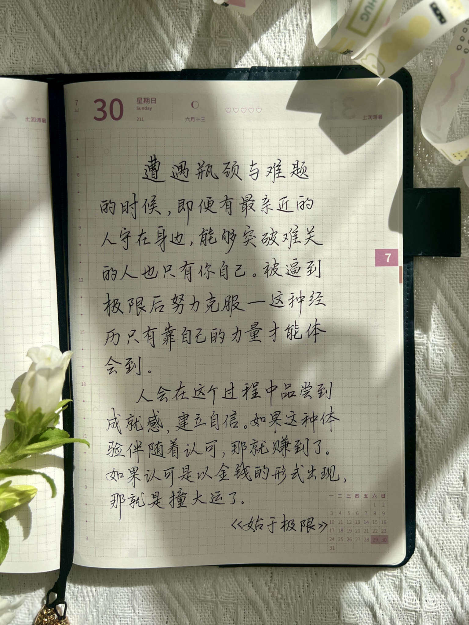 自在手帐2023年7月30日