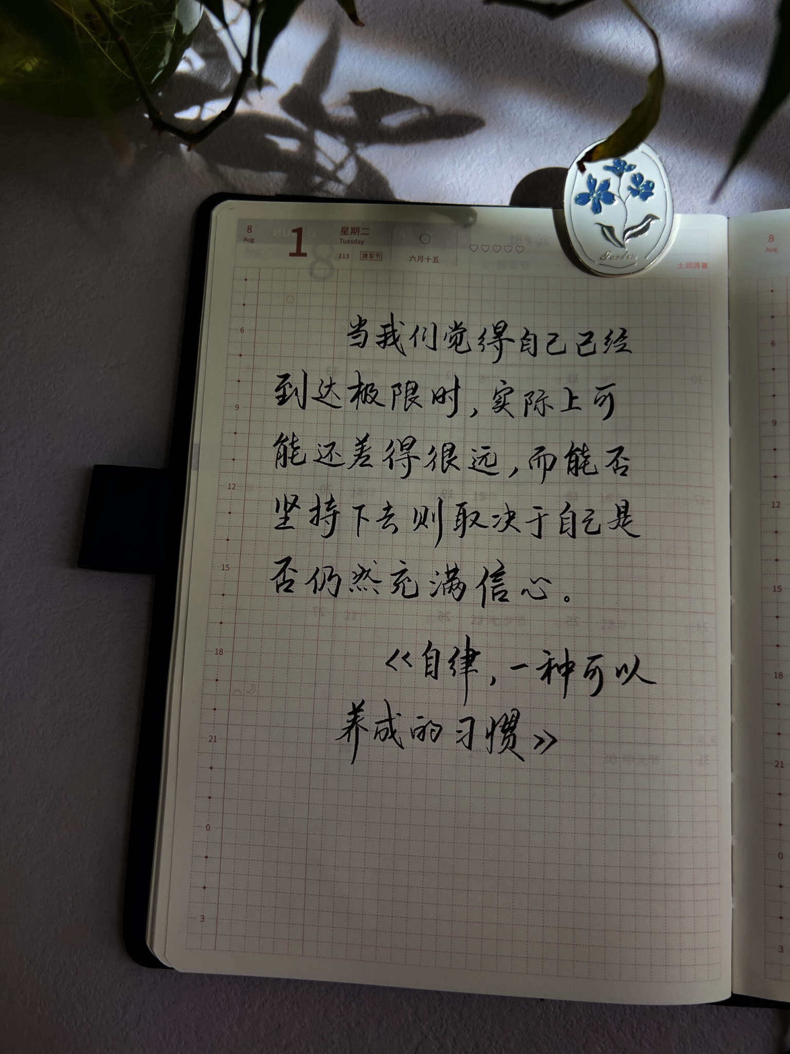 自在手帐2023年8月1日