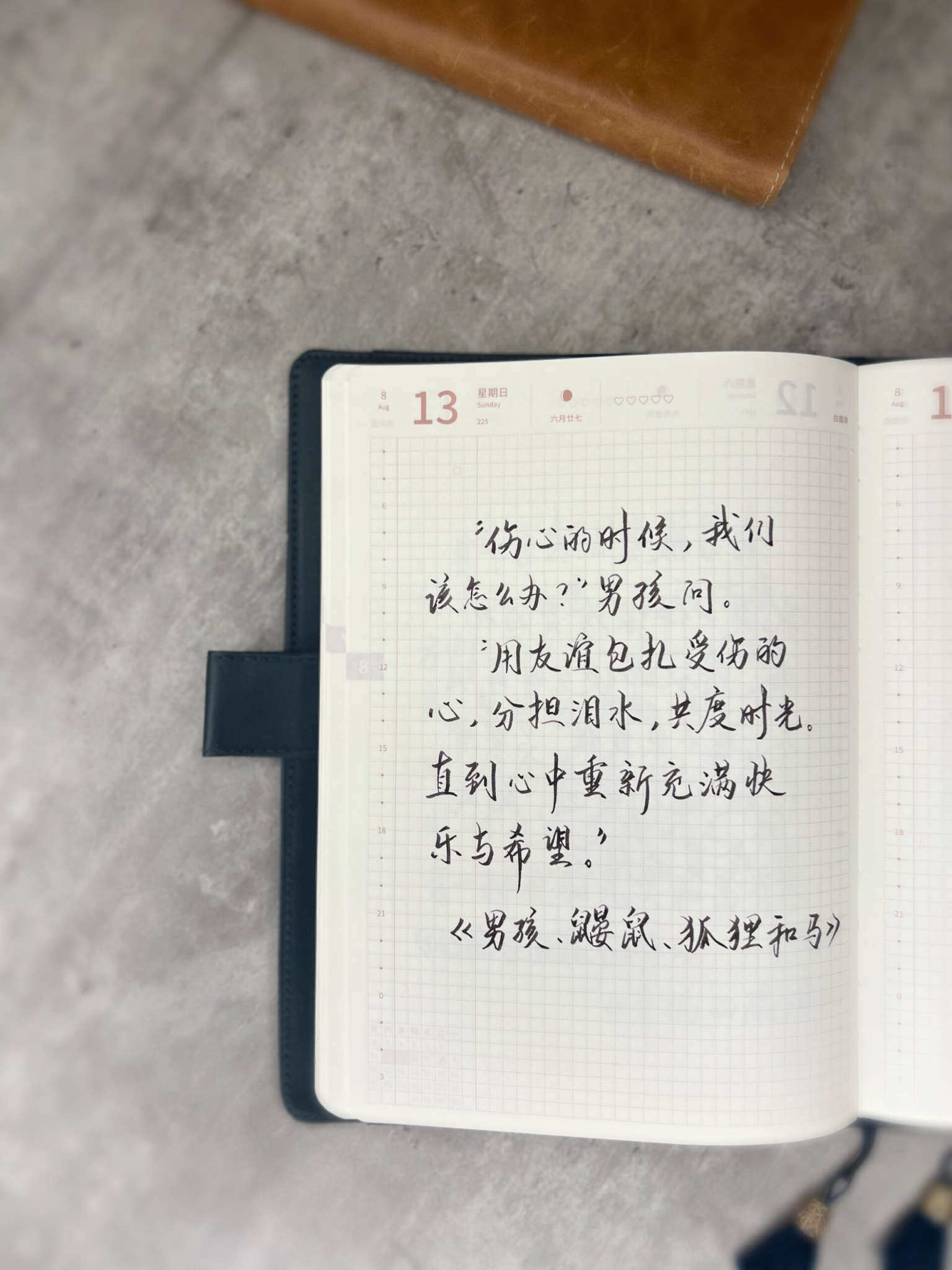 自在手帐2023年8月13日