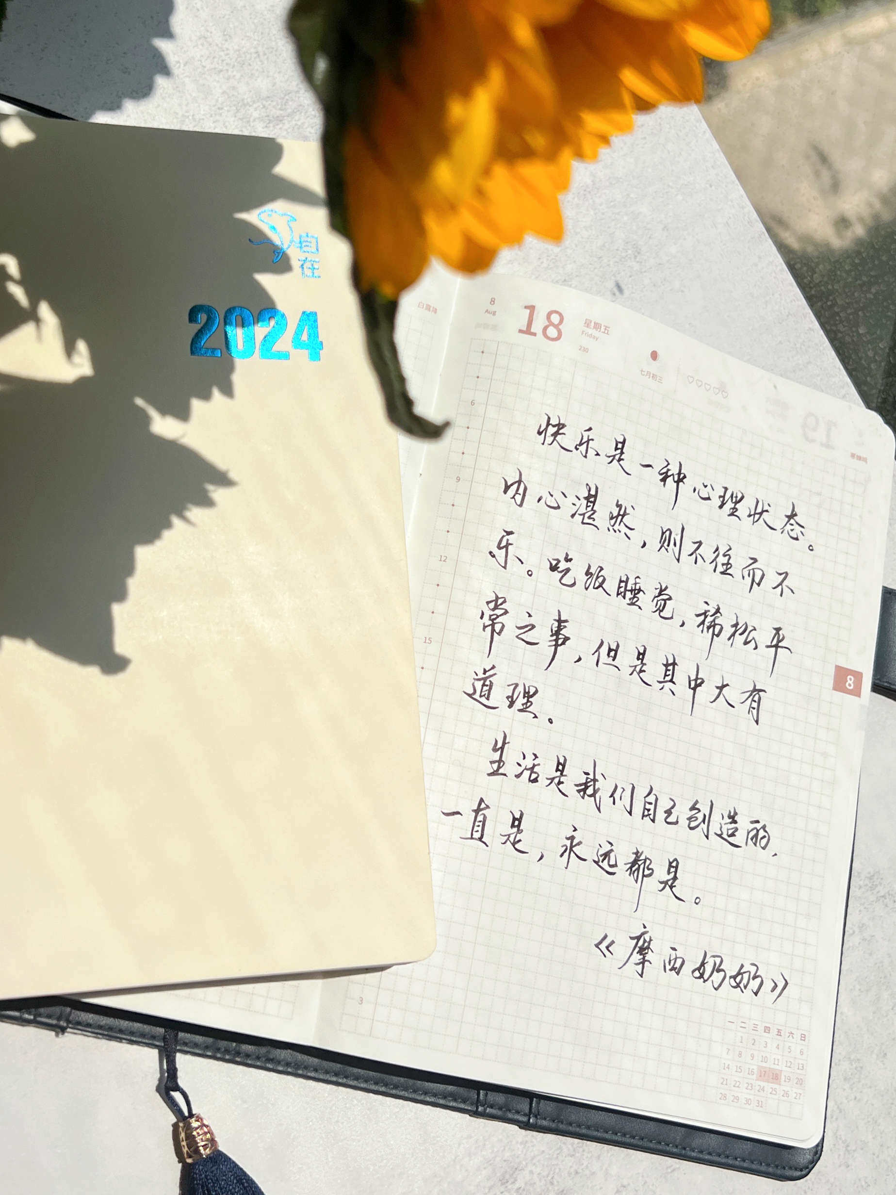自在手帐2023年8月18日