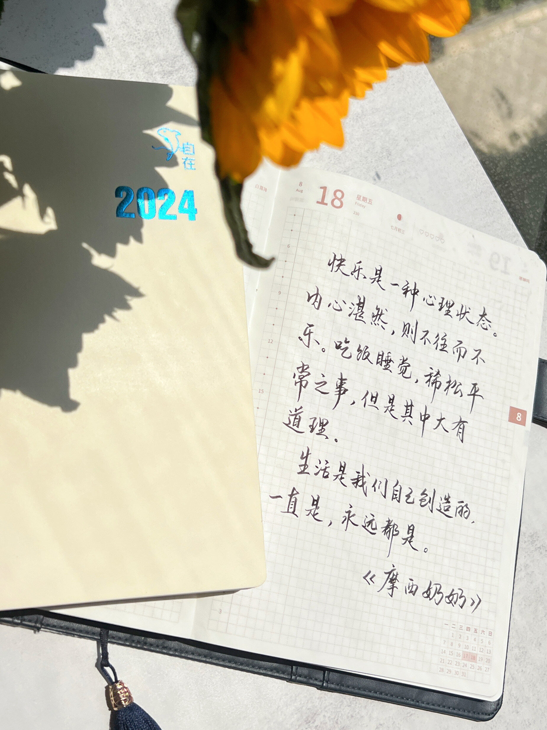 自在手帐2023年8月18日