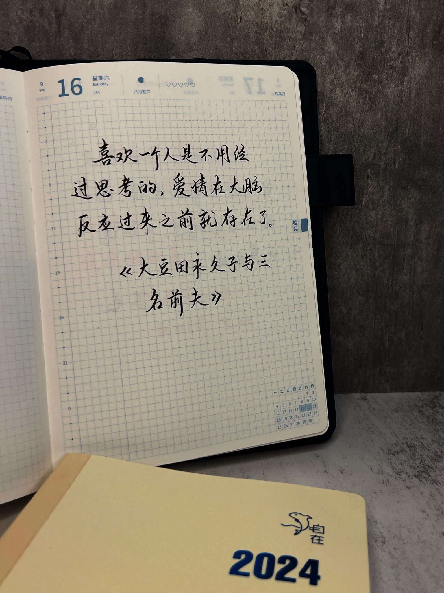 自在手帐2023年9月16日
