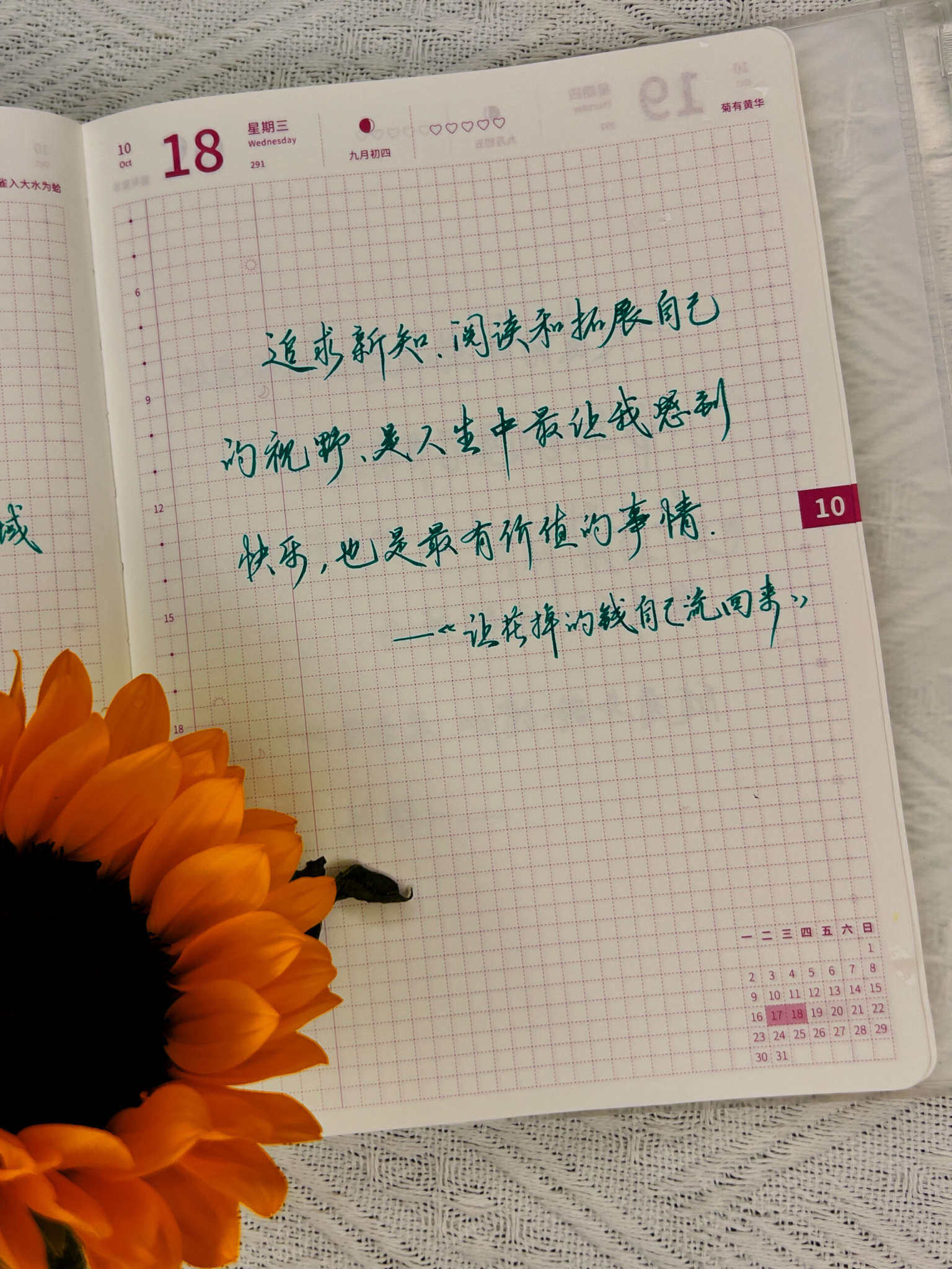 自在手帐2023年10月18日