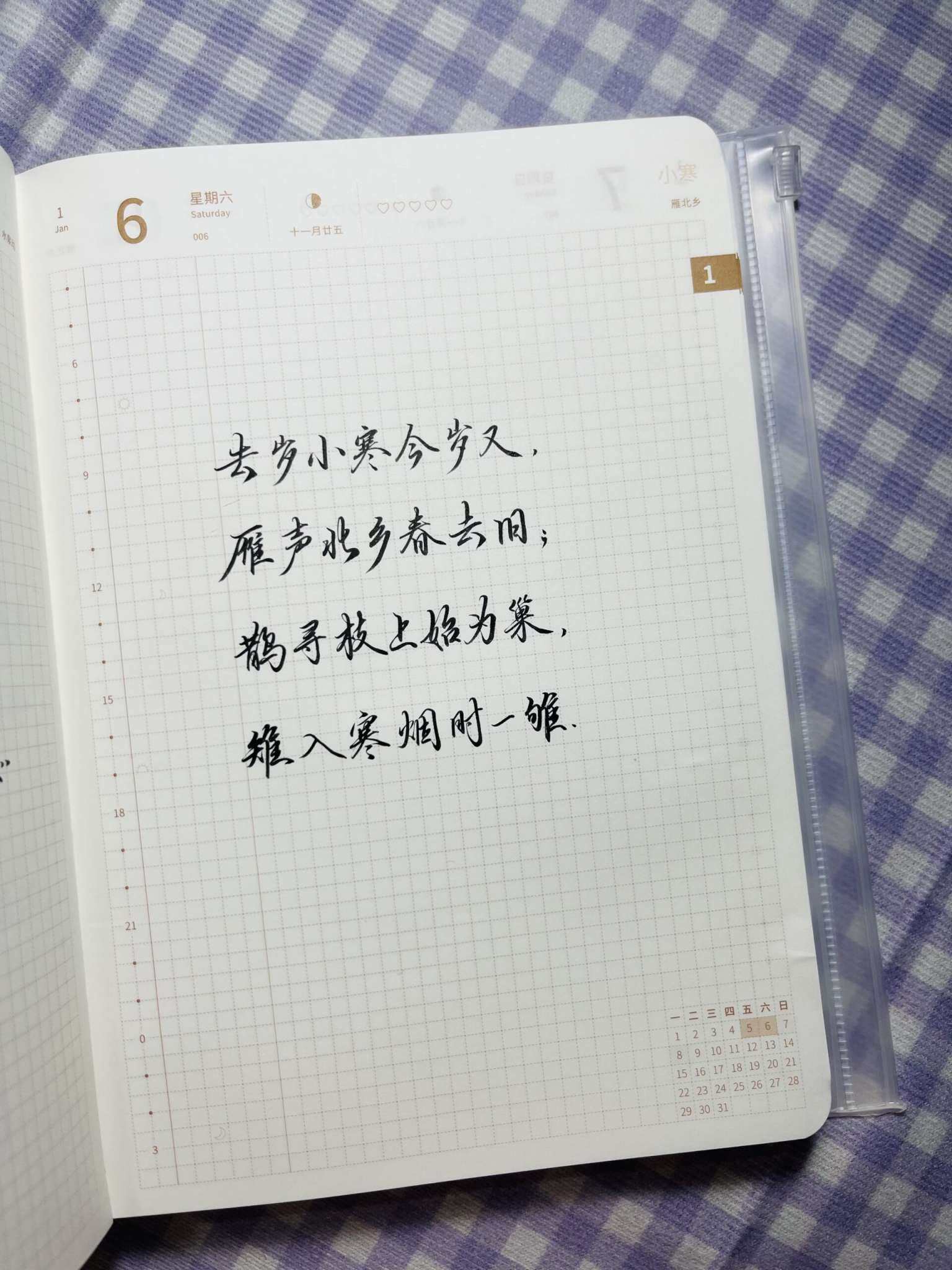 自在手帐2024年1月6日