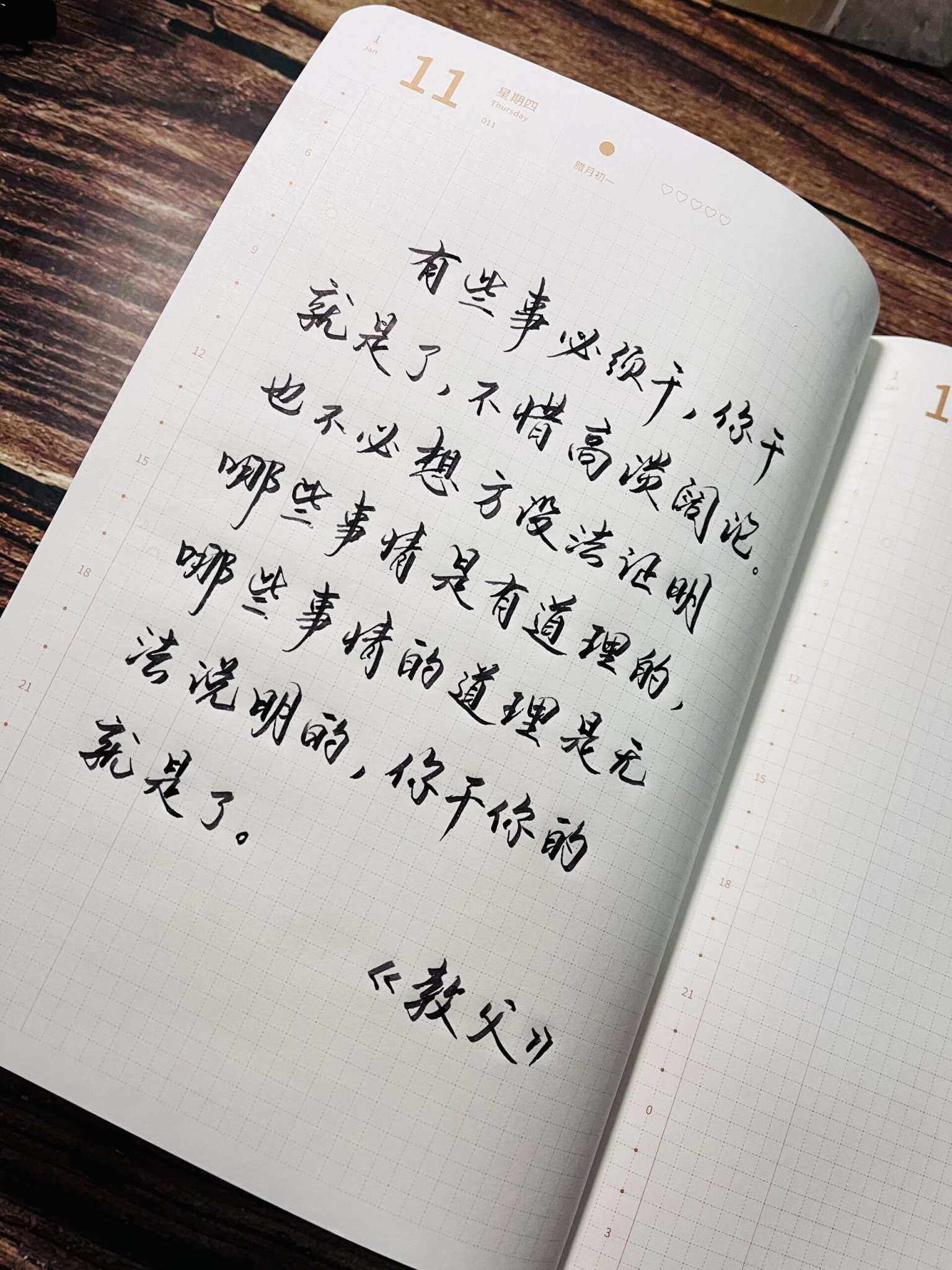 自在手帐2024年1月11日