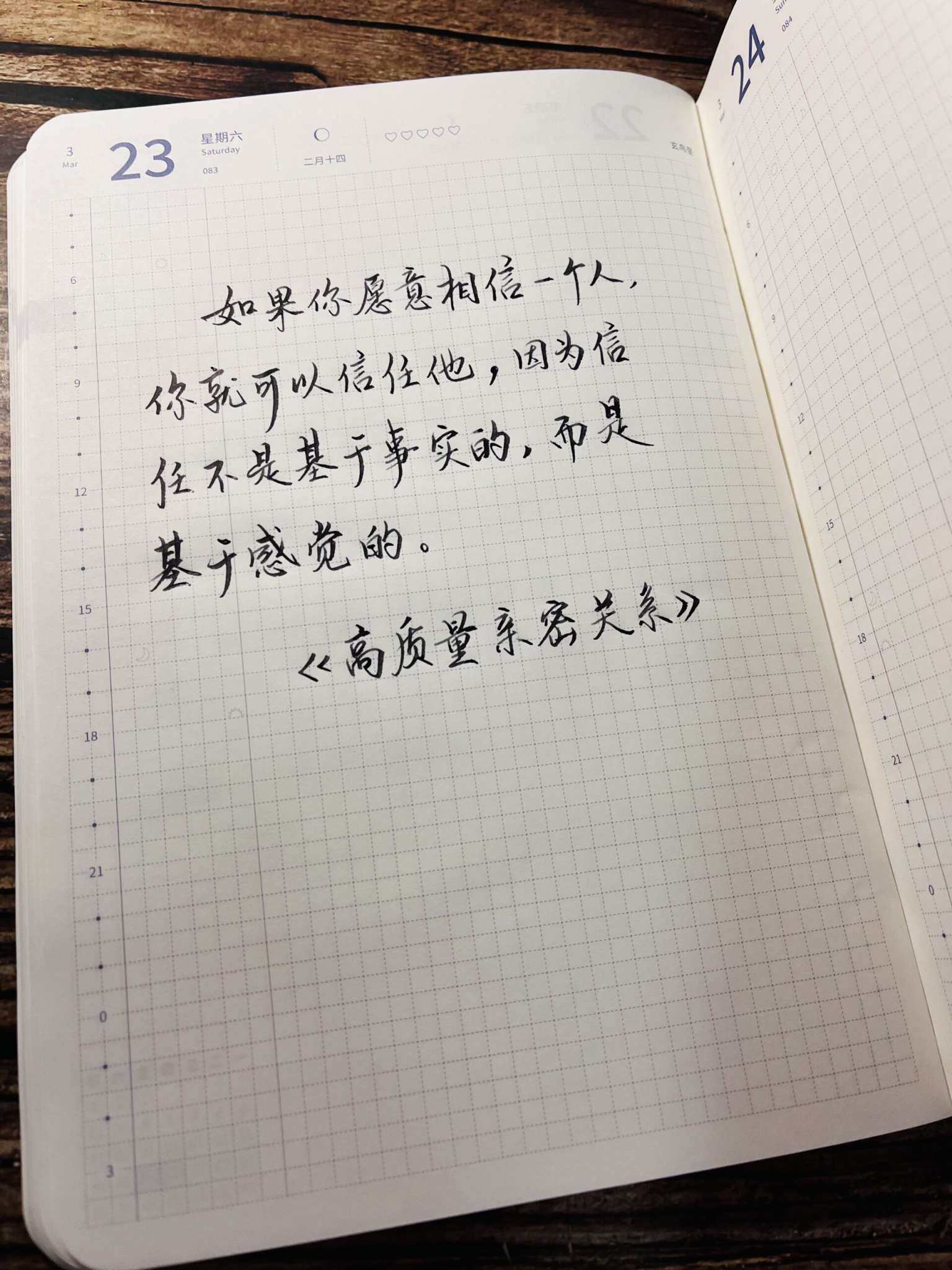 自在手帐2024年3月23日