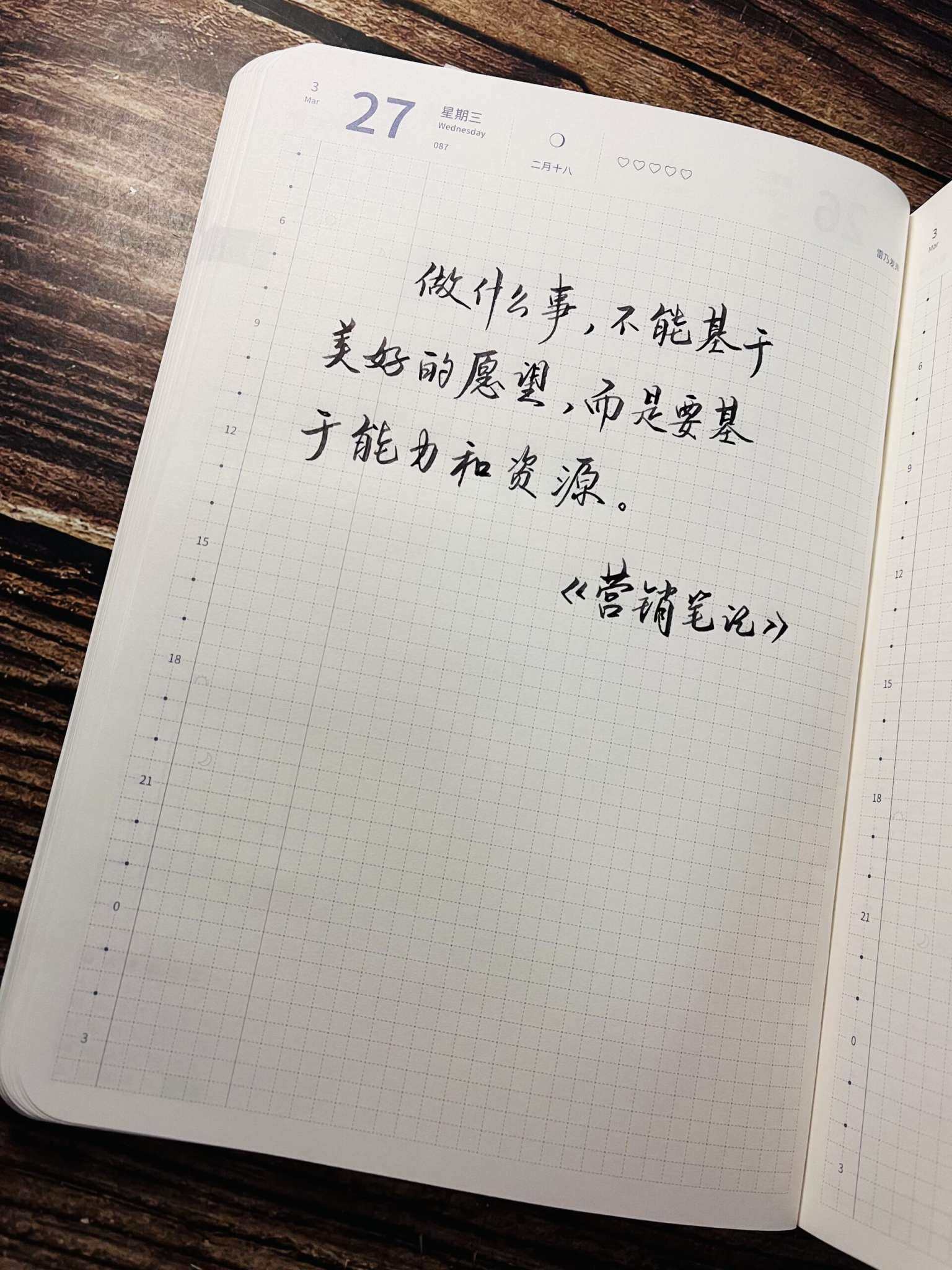 自在手帐2024年3月27日