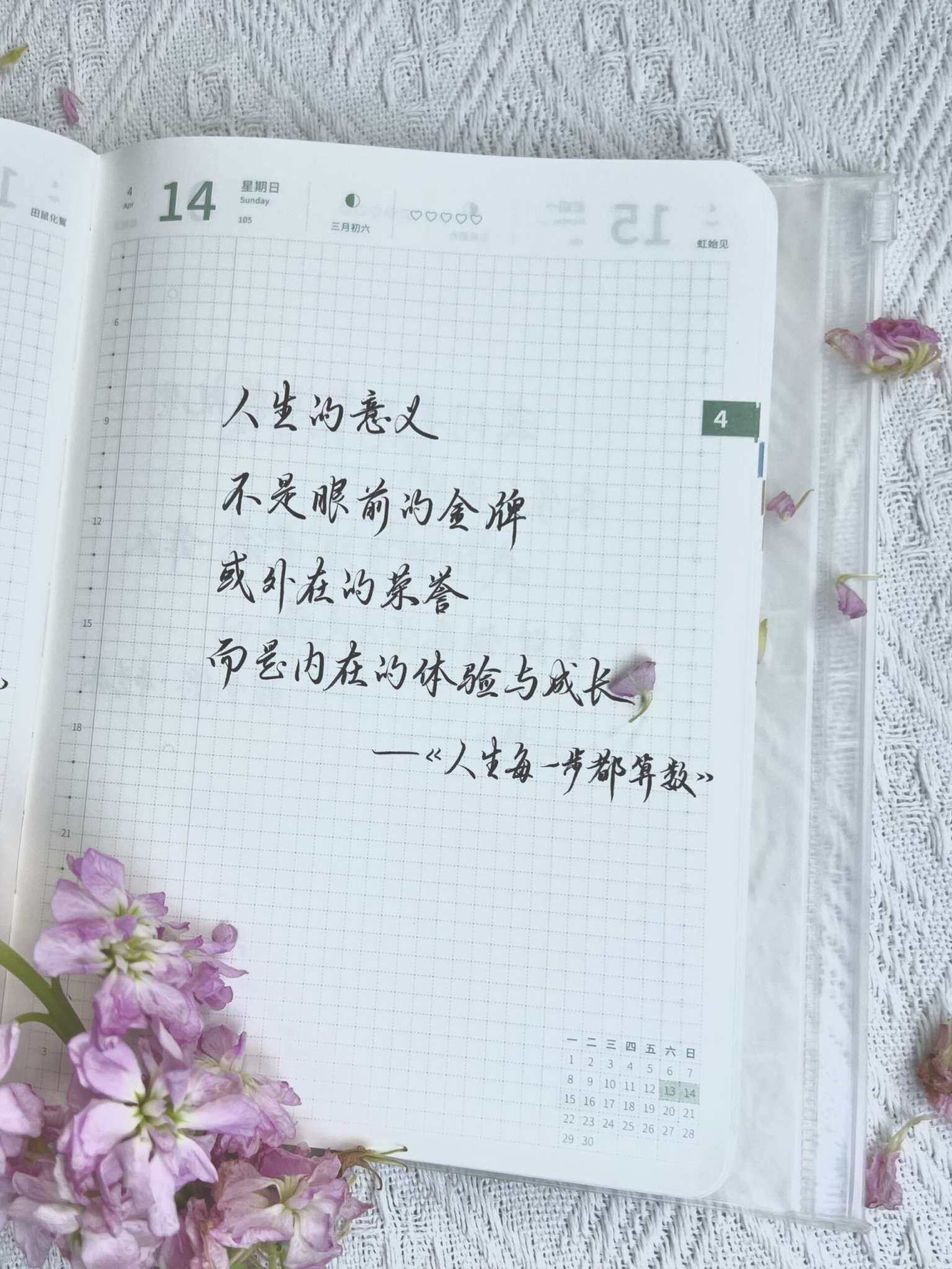 自在手帐2024年4月14日